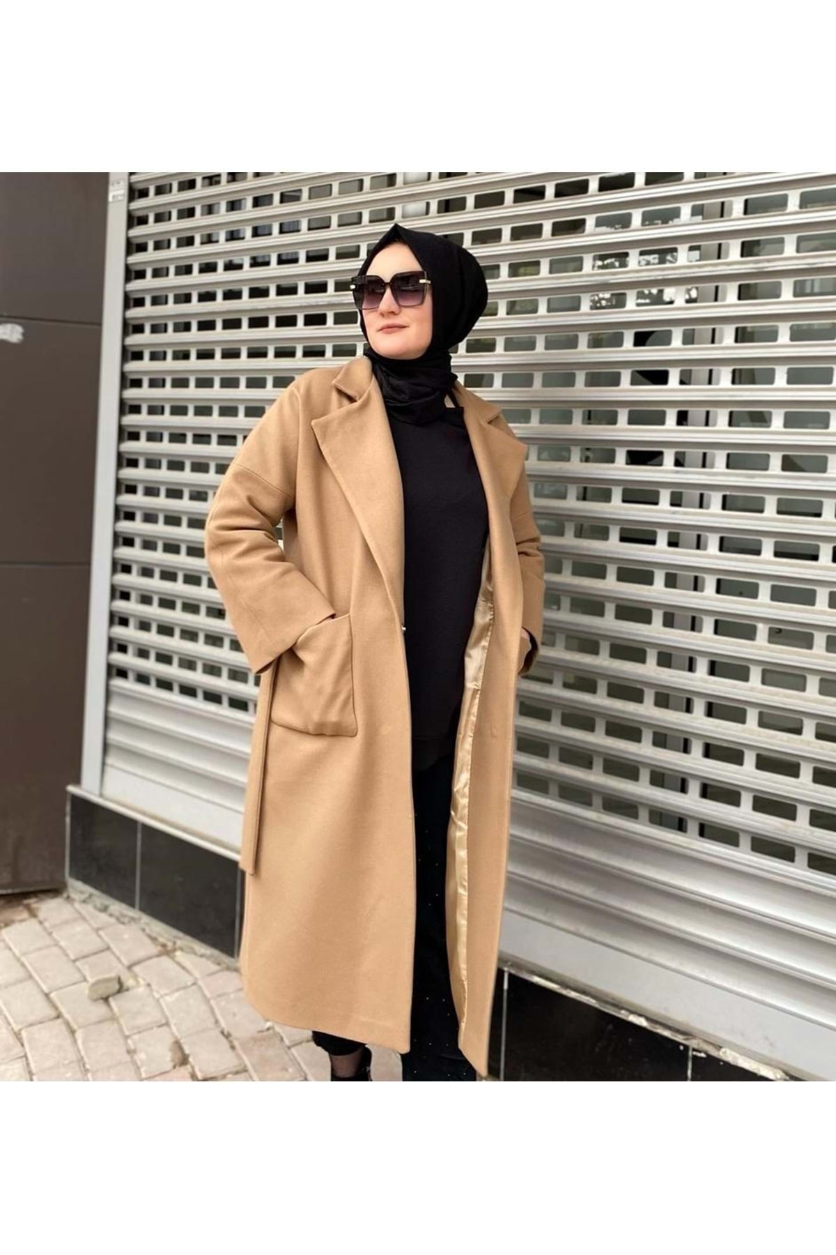 azra fashion Bayan Ara Boy Kaşe 2070 - Kahve Rengi - 38
