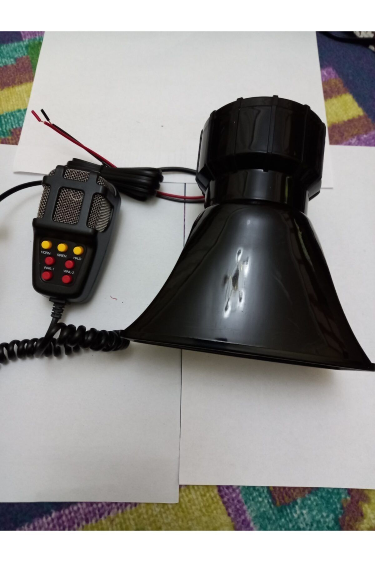 Universal Siren 7 Sesli Megafonlu