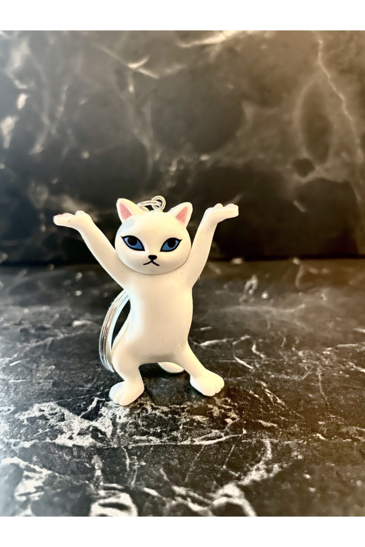 SanaHediyemVar Kedi Figürlü Anahtarlık