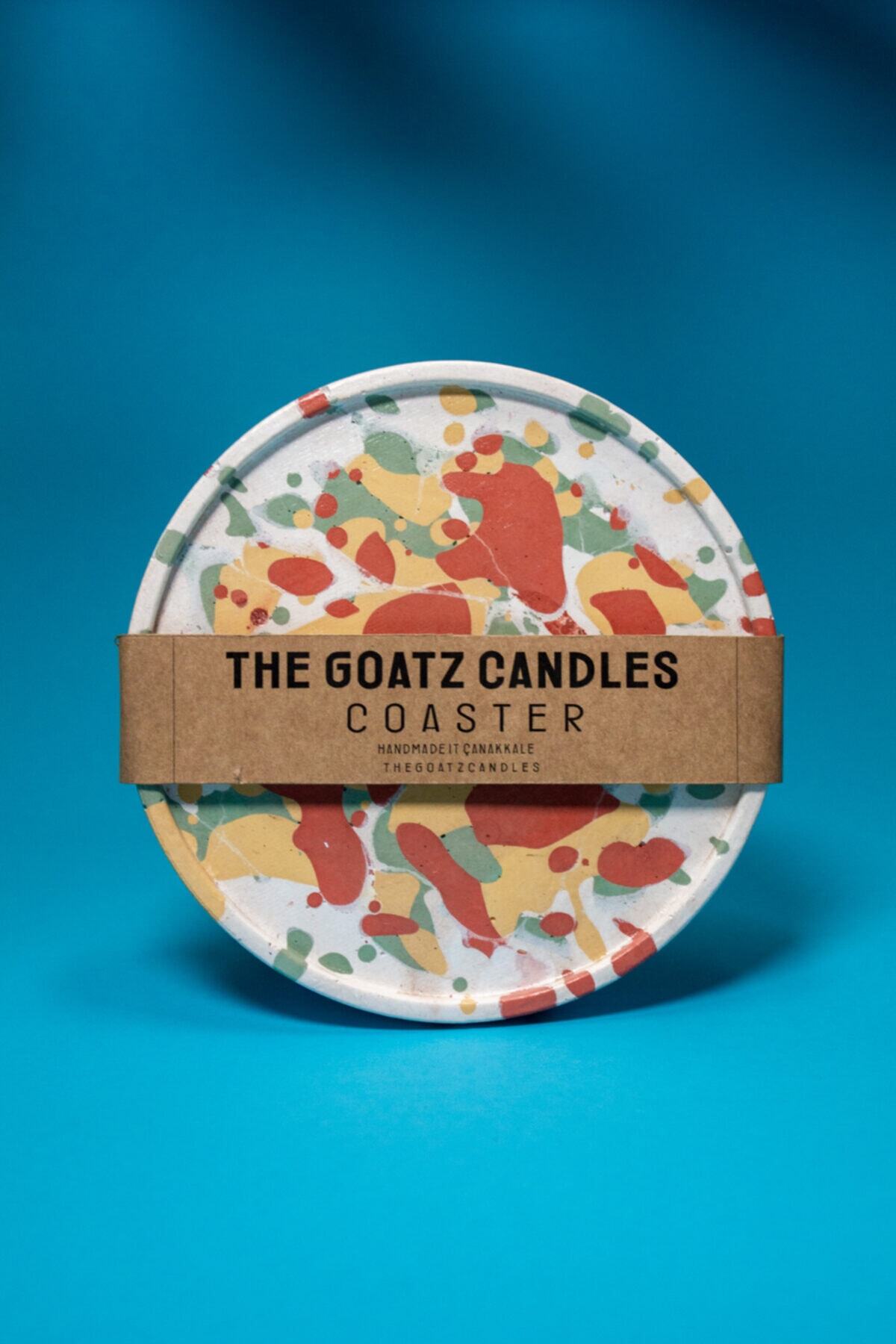 TheGoatzCandles Renkli Beton Bardak Altlığı