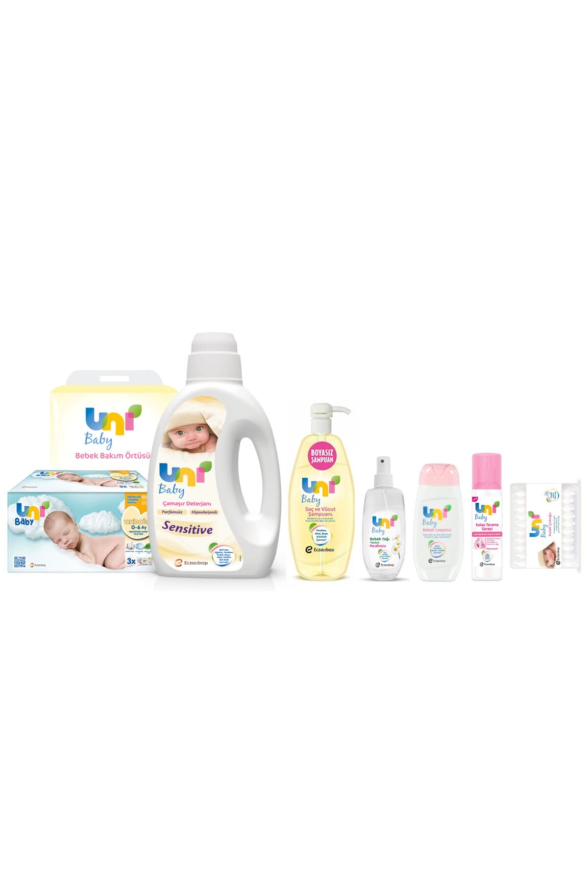 Uni Baby Süper Bebek Bakım Seti