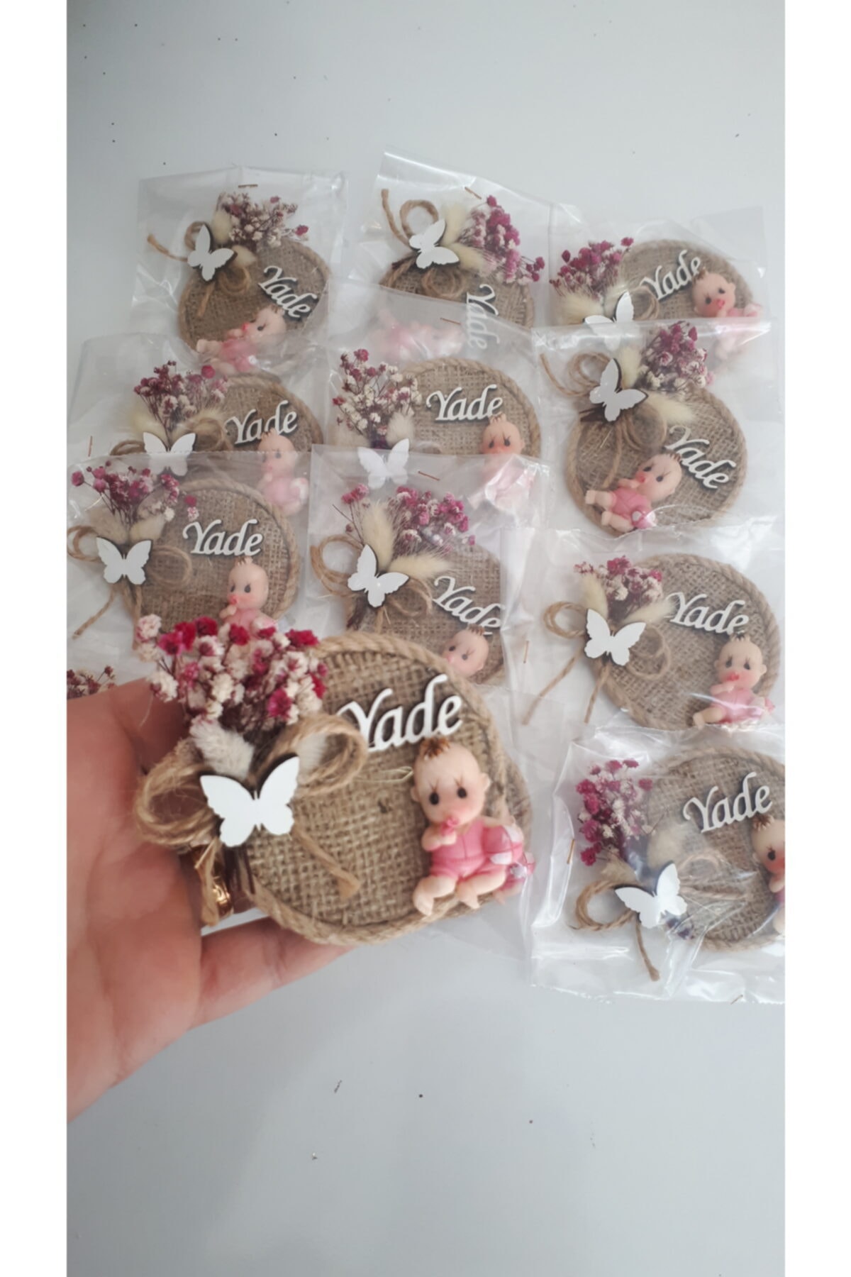 ARMAGAN BEBEK NİKAH ŞEKERİ Bebek Hediyelik Magnet 25 Adet