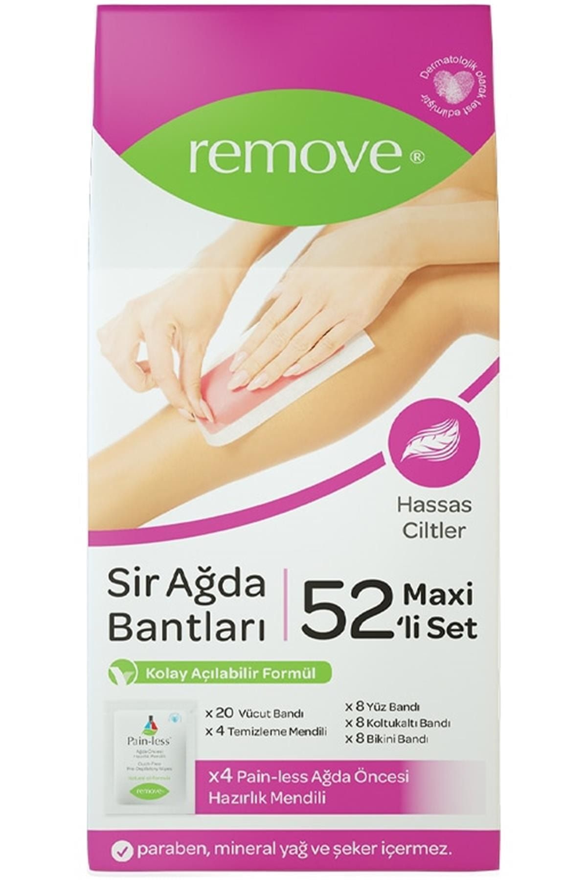 remove Sir Ağda Bantları 52'li Maxi Set - Hassas Ciltler