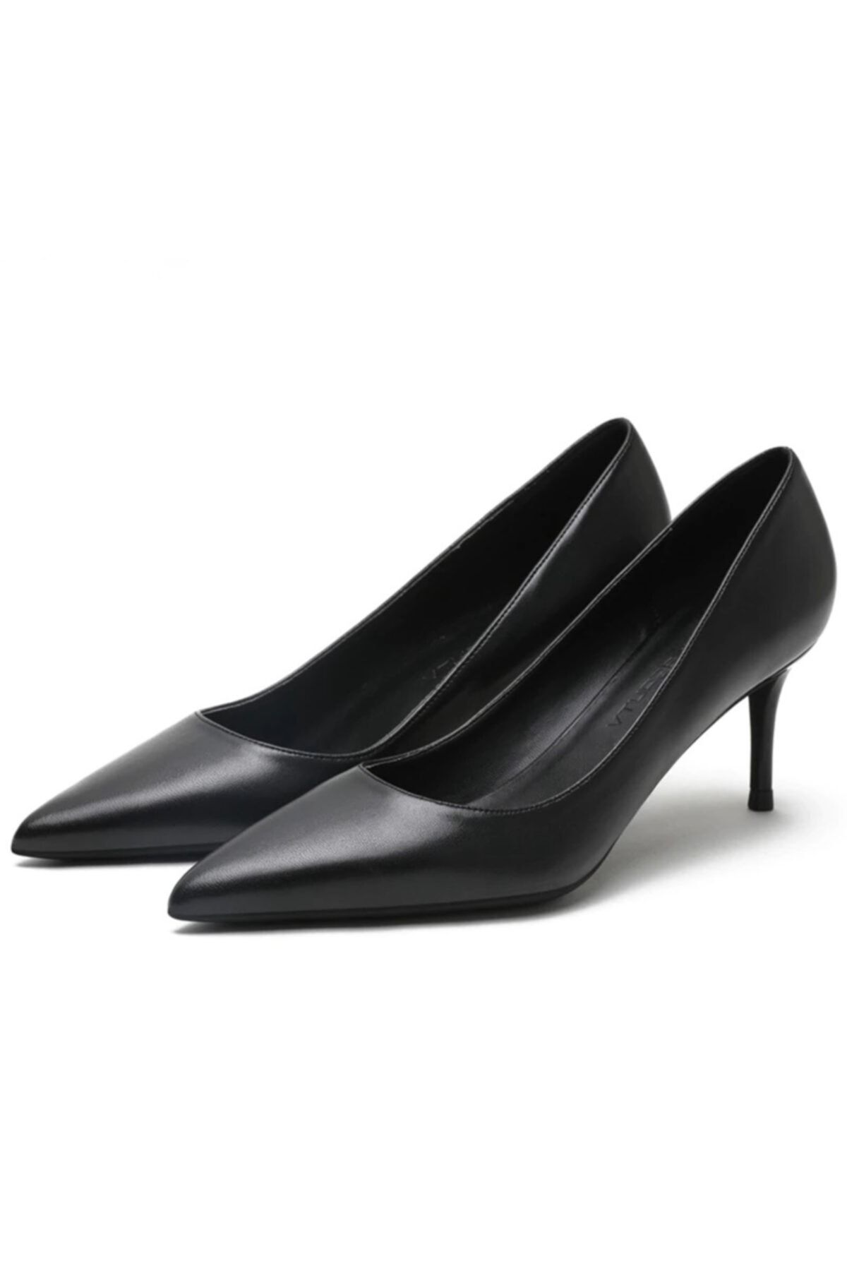 Picky Rose , Siyah Renk 7cm Topuk Stiletto