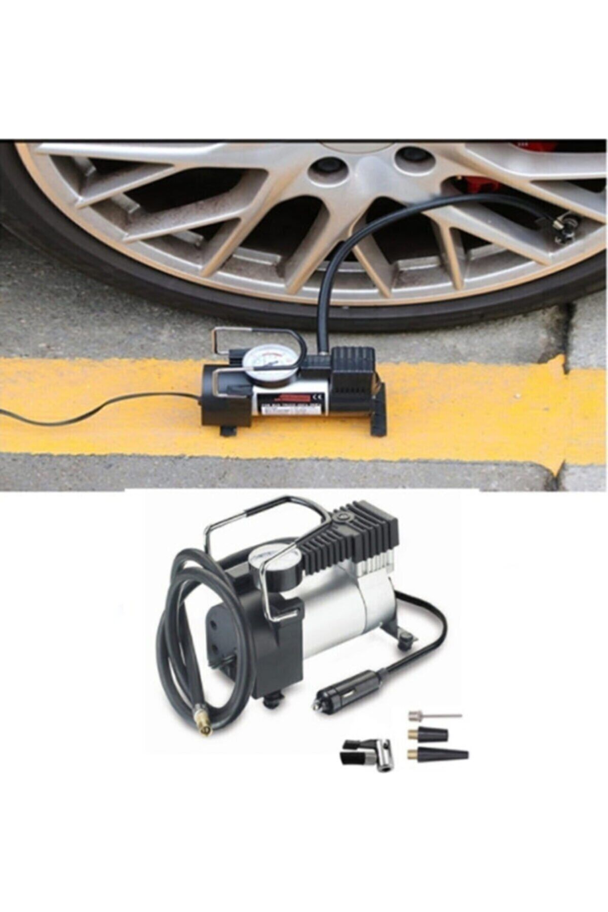 Reidan Mini Oto Hava Pompası Araç Kompresör Abs Gövdeli Güçlü Hava Lastik Şişirme 12v Çakmak Girişli