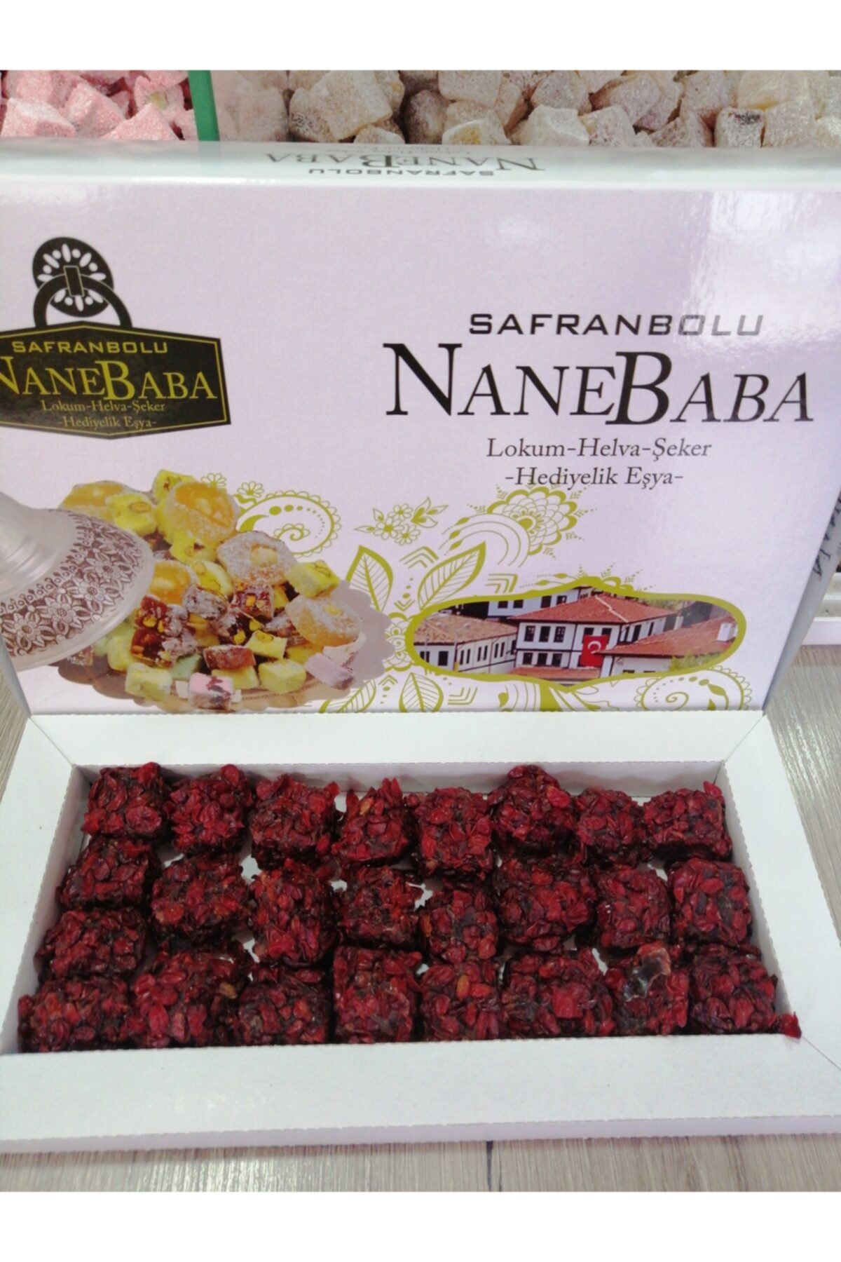 NaneBaba Zereç Kaplamalı Zereçli Lokum 500 Gr