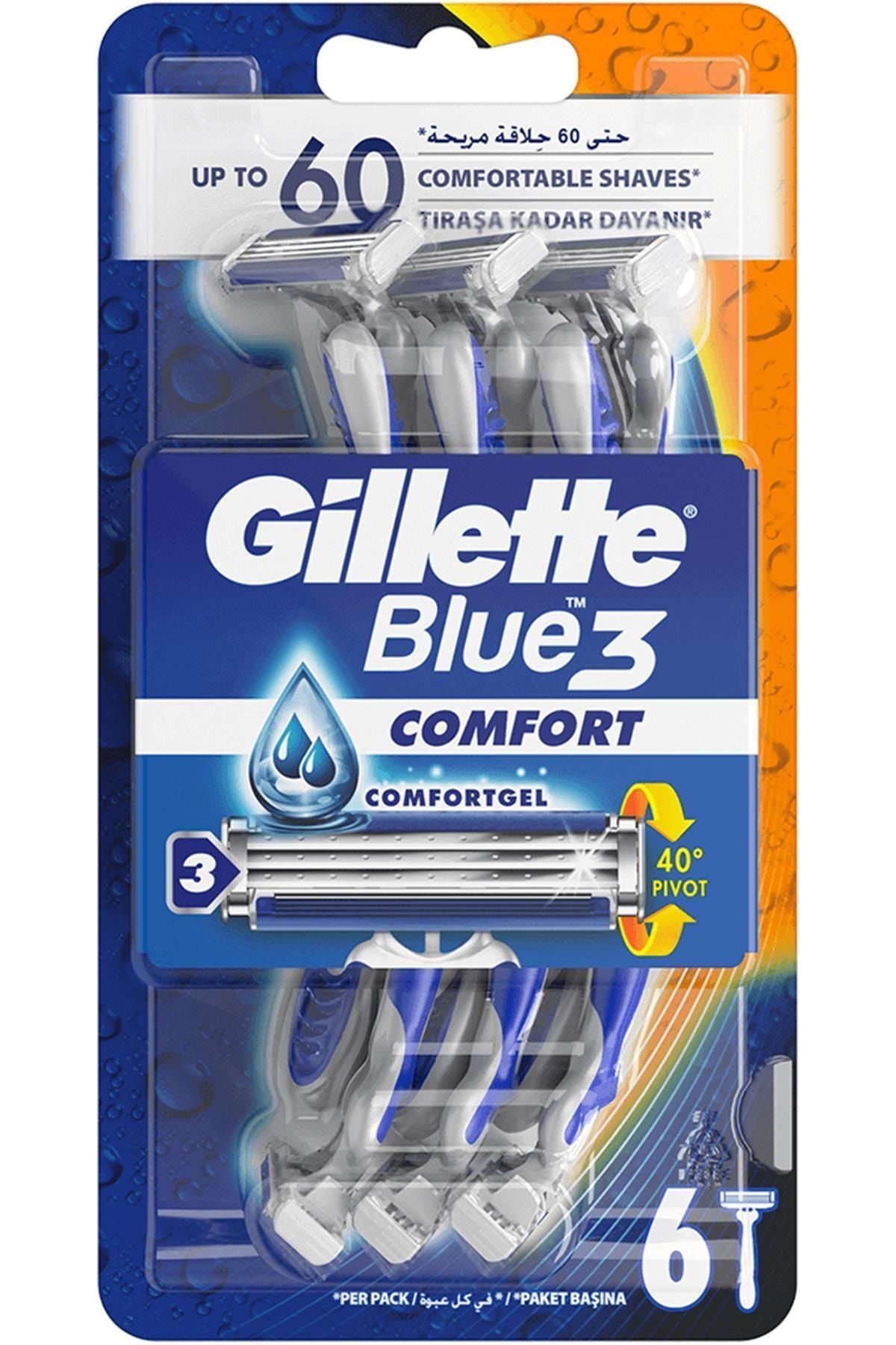 BRCTOPTAN Blue3 Kullan At Tıraş Bıçağı 6 Adet