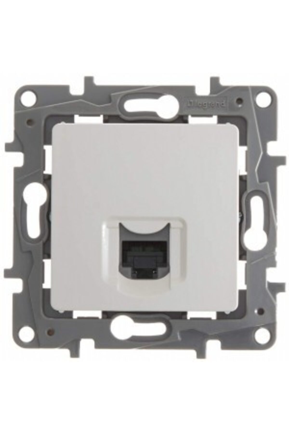 Legrand Salbei Rj11 Nümeris Telefon Prizi Füme Çerçevesiz