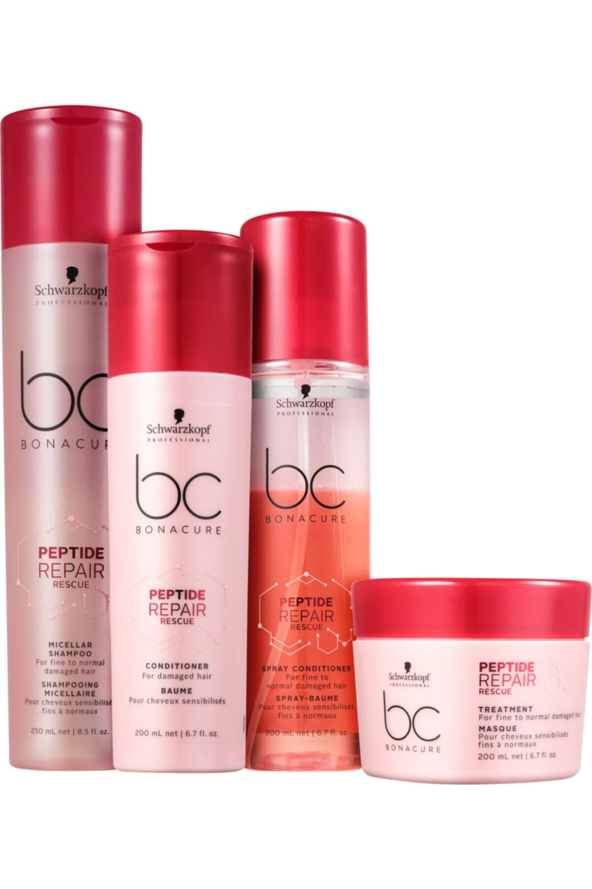 Schwarzkopf - Dk Hair Clinic - Peptide Acil Kurtarma Micellar 4`lü Set