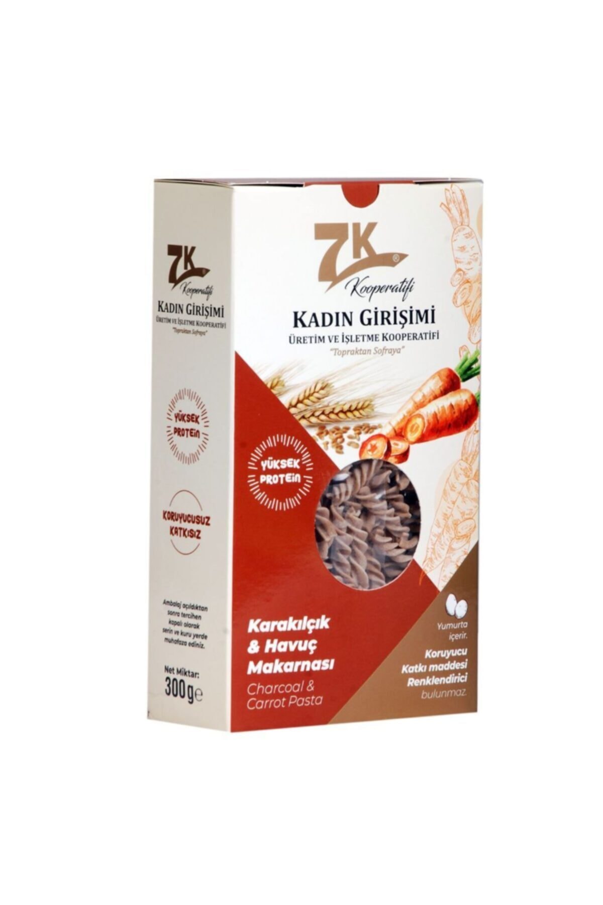 7K Kooperatifi Karakılçık Havuç Makarnası 300 Gr