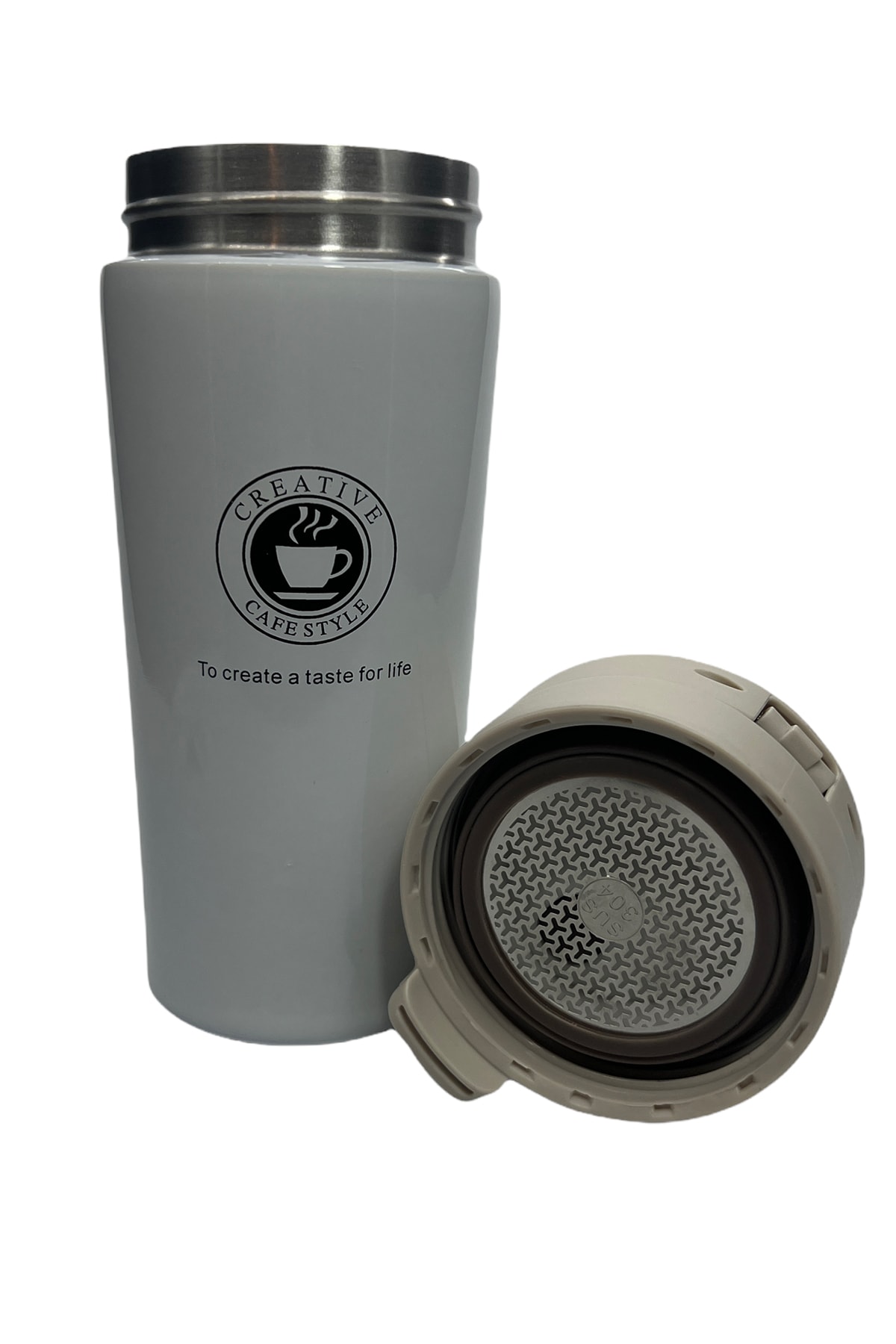 misslale esans Süzgeçli Vakumlu Mug Bardak Termos Matara 0.38 Lt