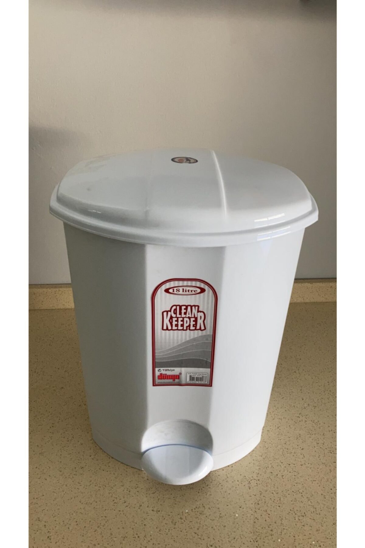 EVS YAPI MARKET 18 Lt Pedallı Çöp Kovası