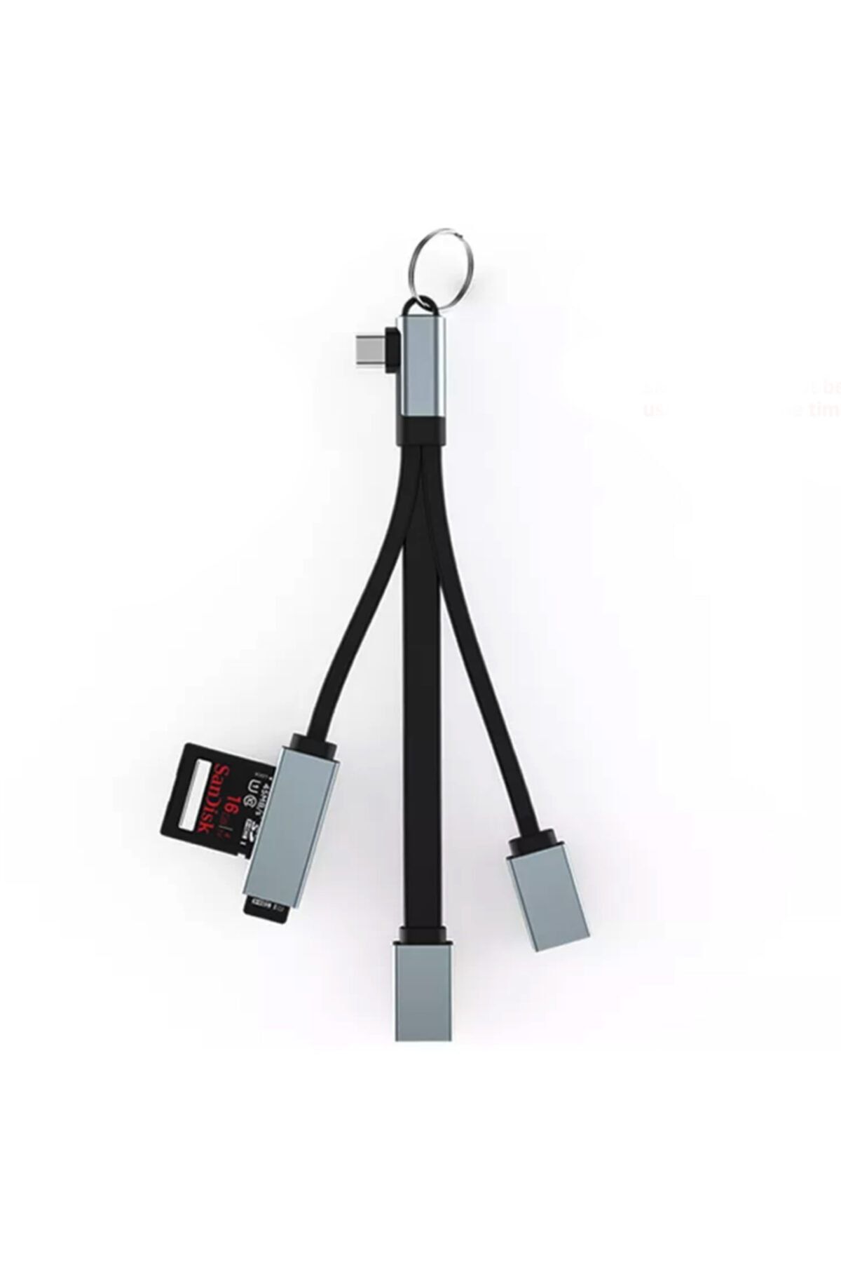 Coverzone Type-c Çoklayıcı Usb3.0/2 Adet Usb2.0/sd Tf Kart Okuyucu To Type-c Otg Çoğaltıcı Adaptör