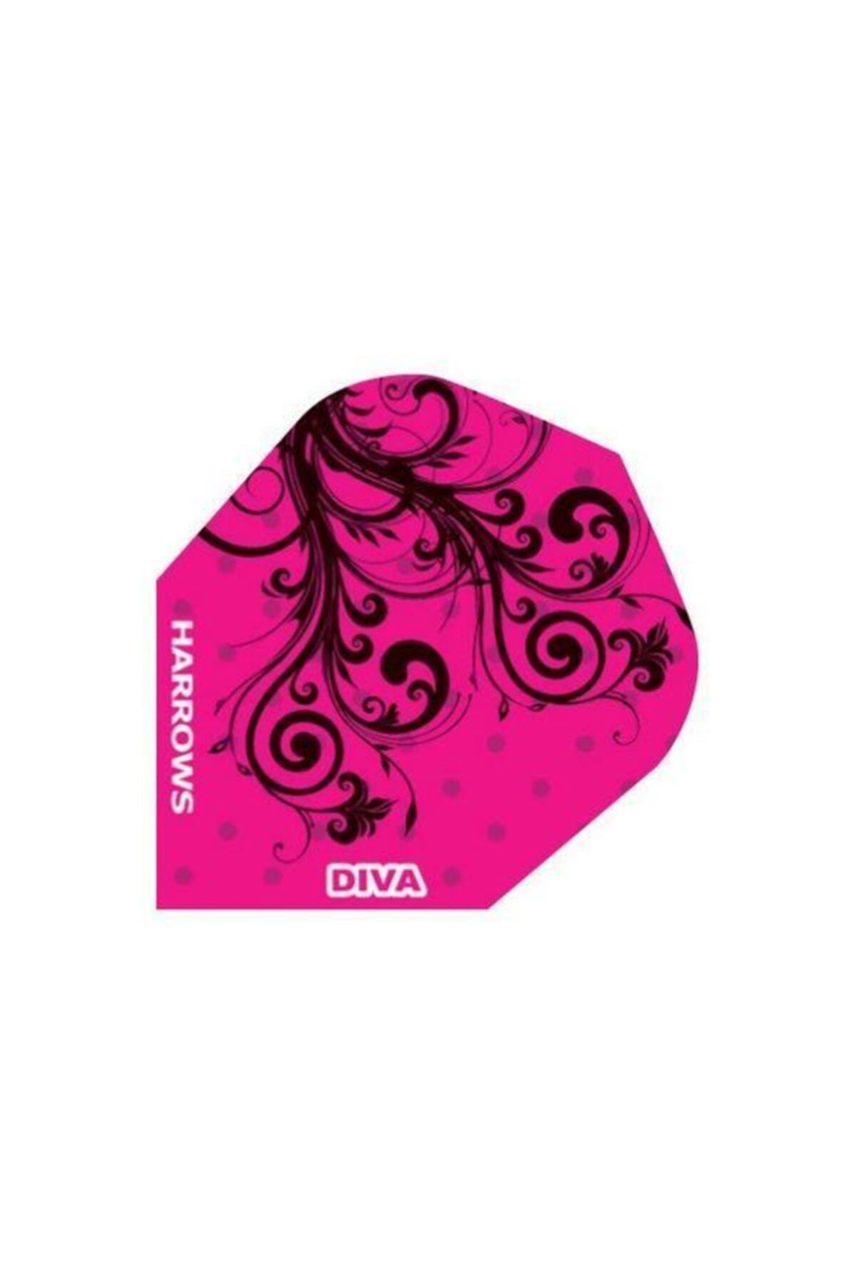 Harrows Diva Dart Flight Siyah Desen