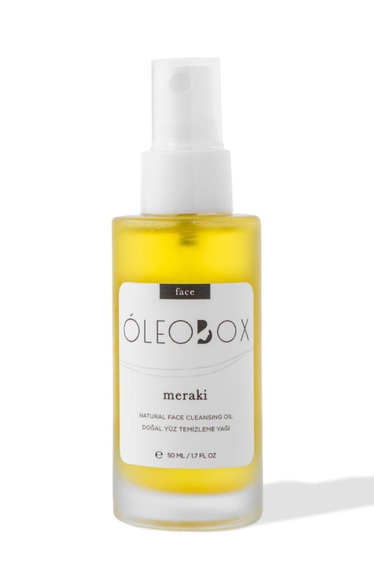Oleobox Meraki Yüz Temizleme Yağı - Kuşburnu Ve Papatya Özlü Arındırıcı , Tüm Cilt Tipleri 50 ml