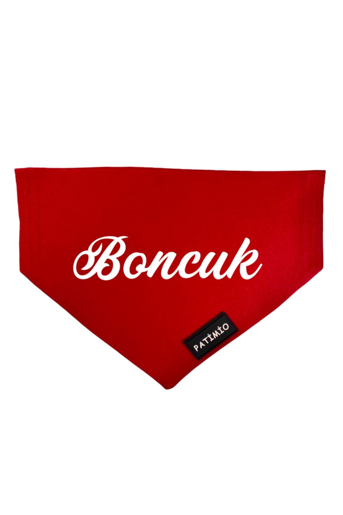 PATİMİO Isimli Red Tasma Fular Bandana Small