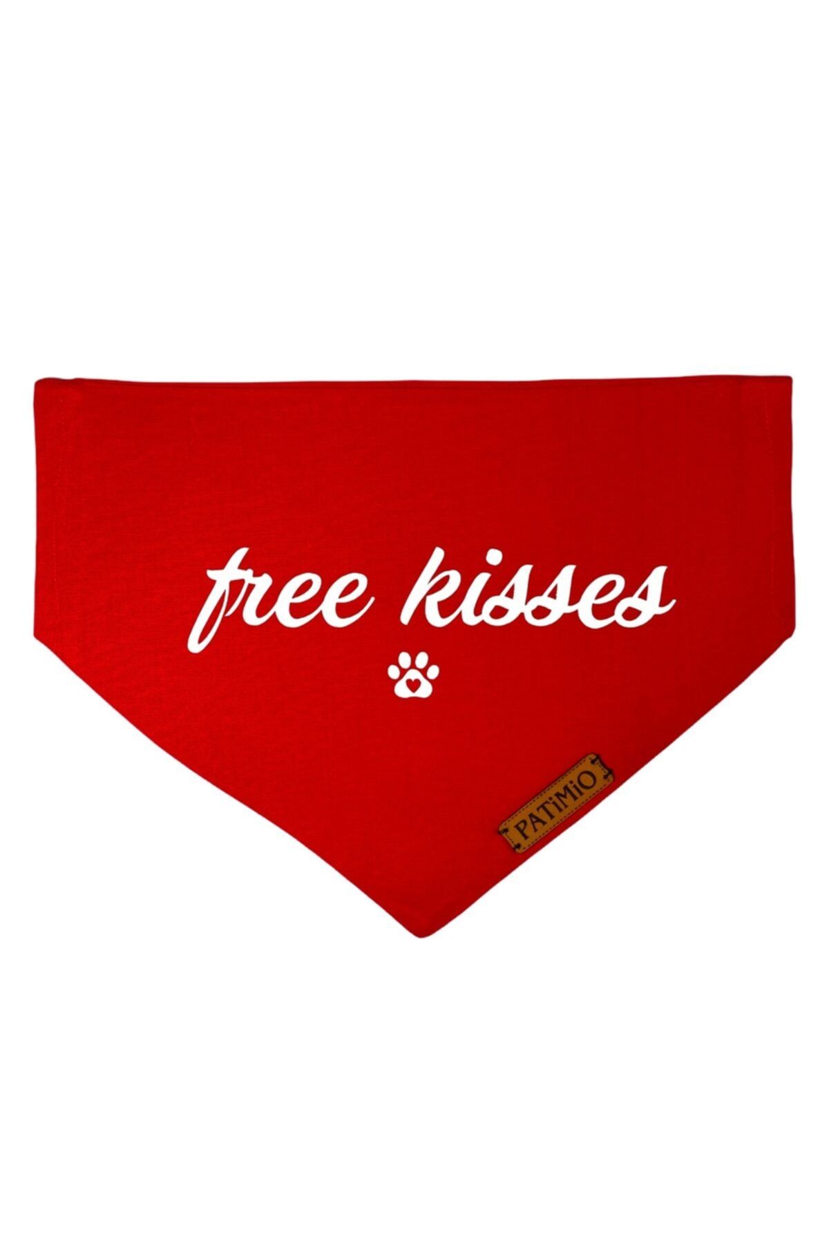 PATİMİO Kisses Tasma Fular Bandana Small