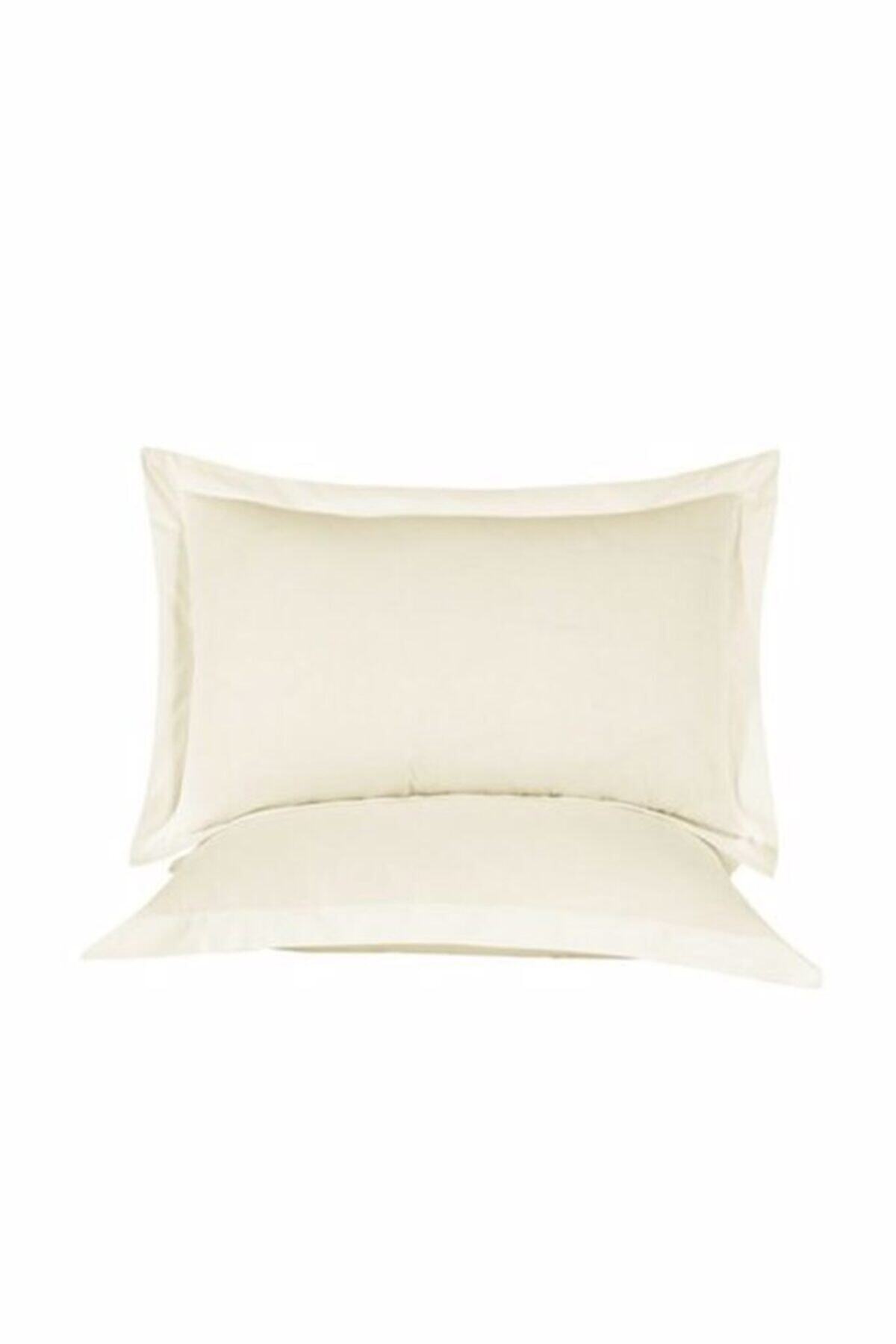zambaktekstil 40x60 Cm Volanlı Yastık Kılıfı %100 Pamuklu