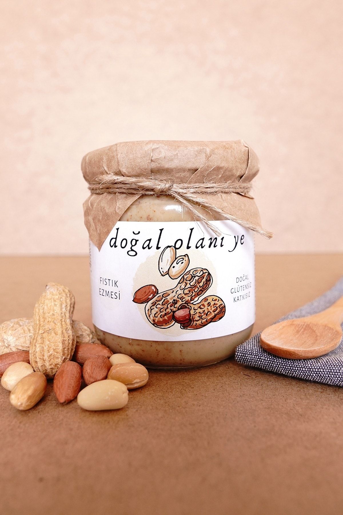 Doğal Olanı Ye Doğal Fıstık Ezmesi 200gr