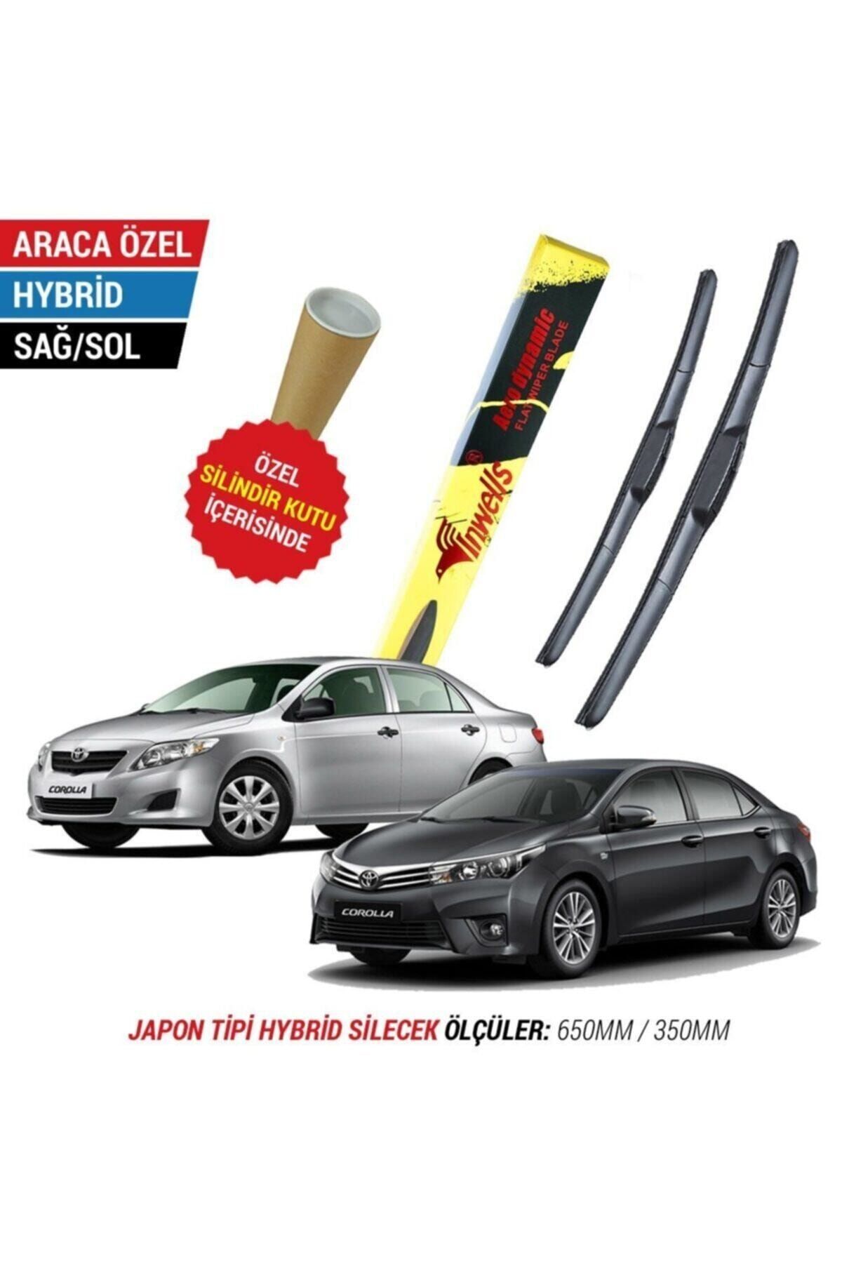 Inwells Toyota Corolla Silecek Takımı (2007-2020) Inwells Hybrid