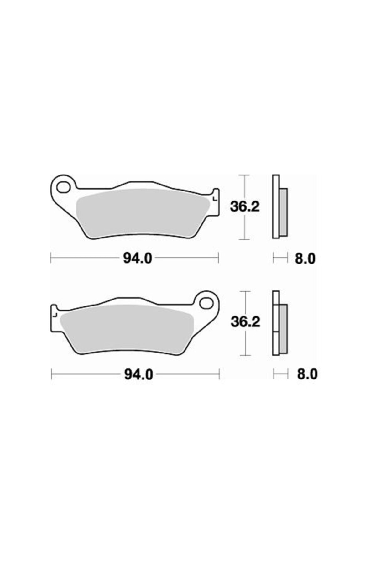 Moto Adv Garage Gas Gas Ec 250/300 (2t) 21-22 Ön Fren Balatası Sinterli Braking