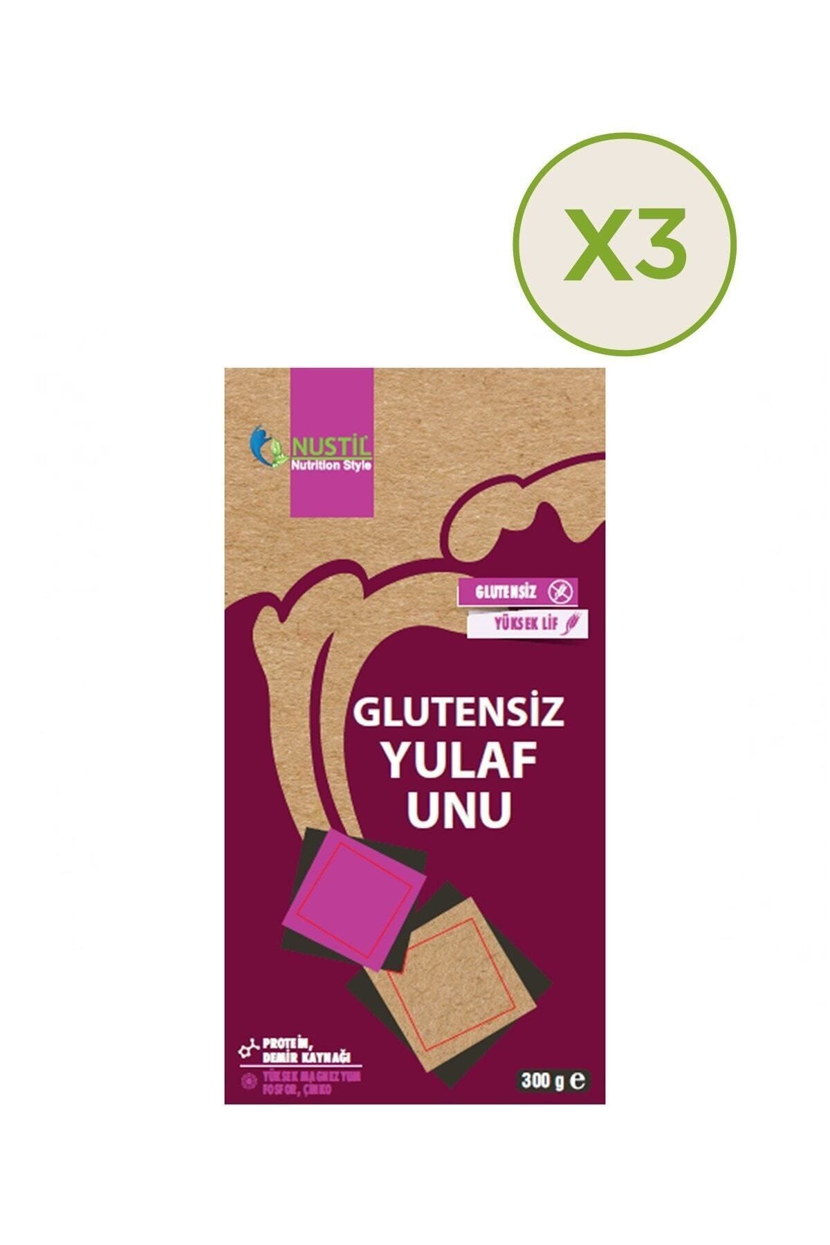 Nustil Nutrition Style Nustil Glutensiz Yulaf Unu 300 gr. X 3