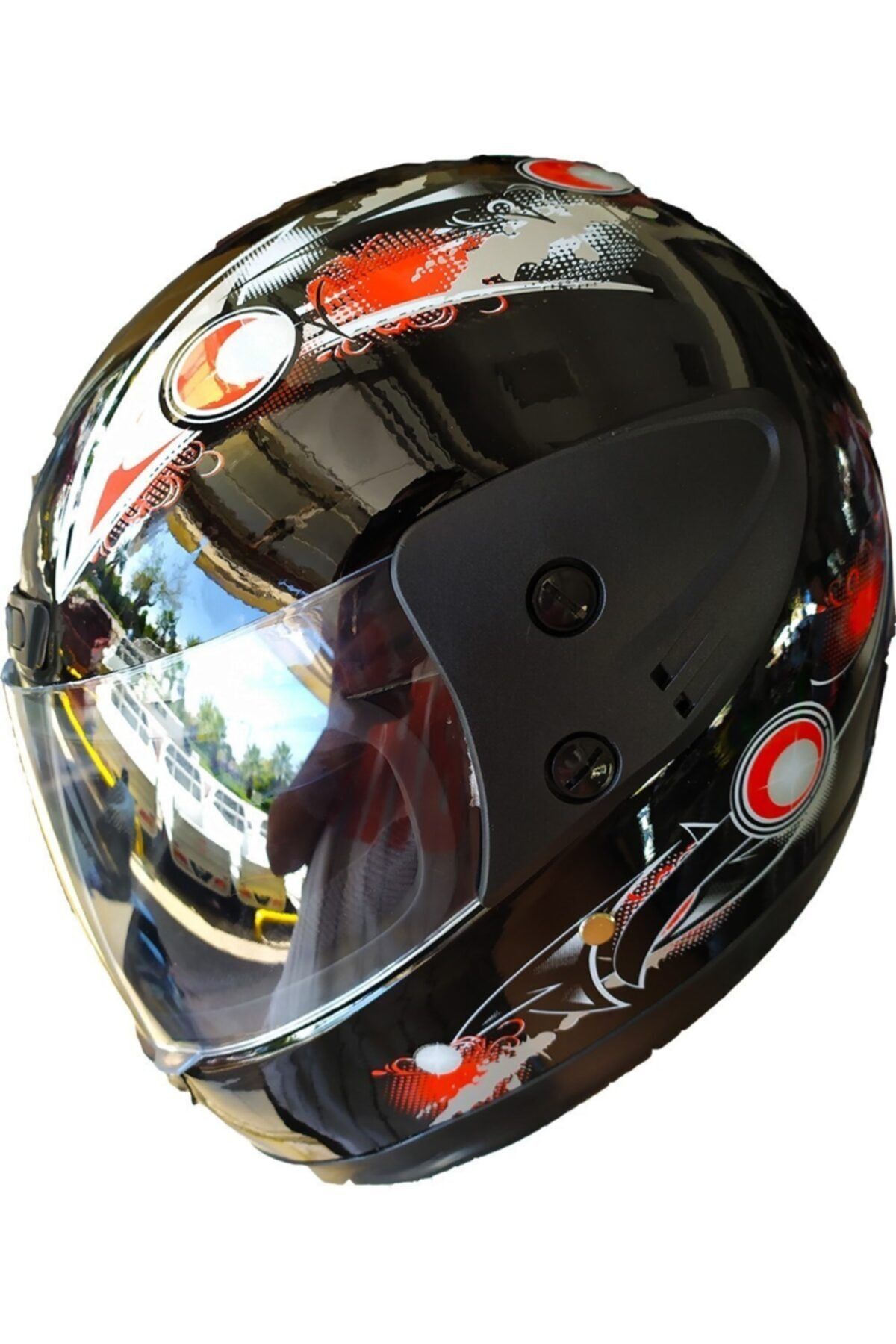 FreeM Full Face Motosiklet Kaskı Kışlık Kask Siyah