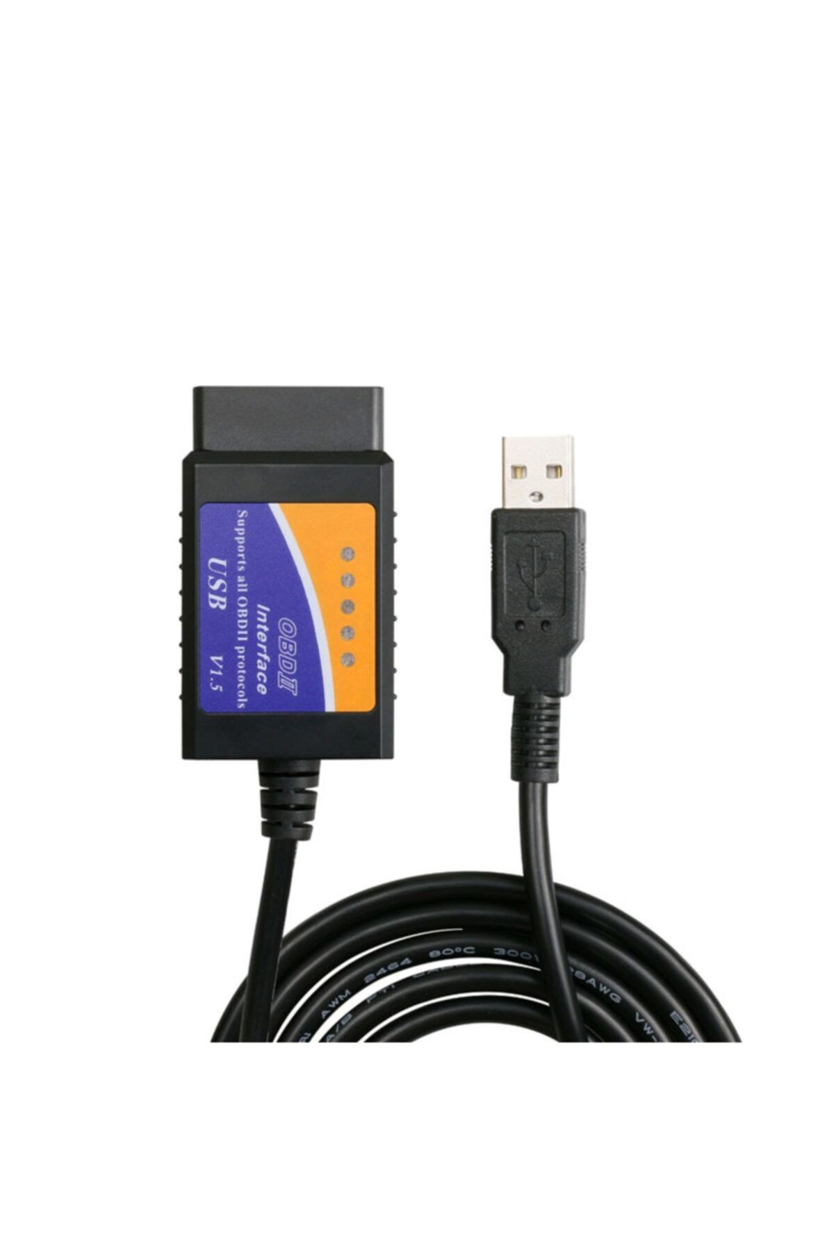 Streak Elm327 Obd2 Kablolu Usb Girişli Araç Oto Arıza Tespit Cihazı V1.5