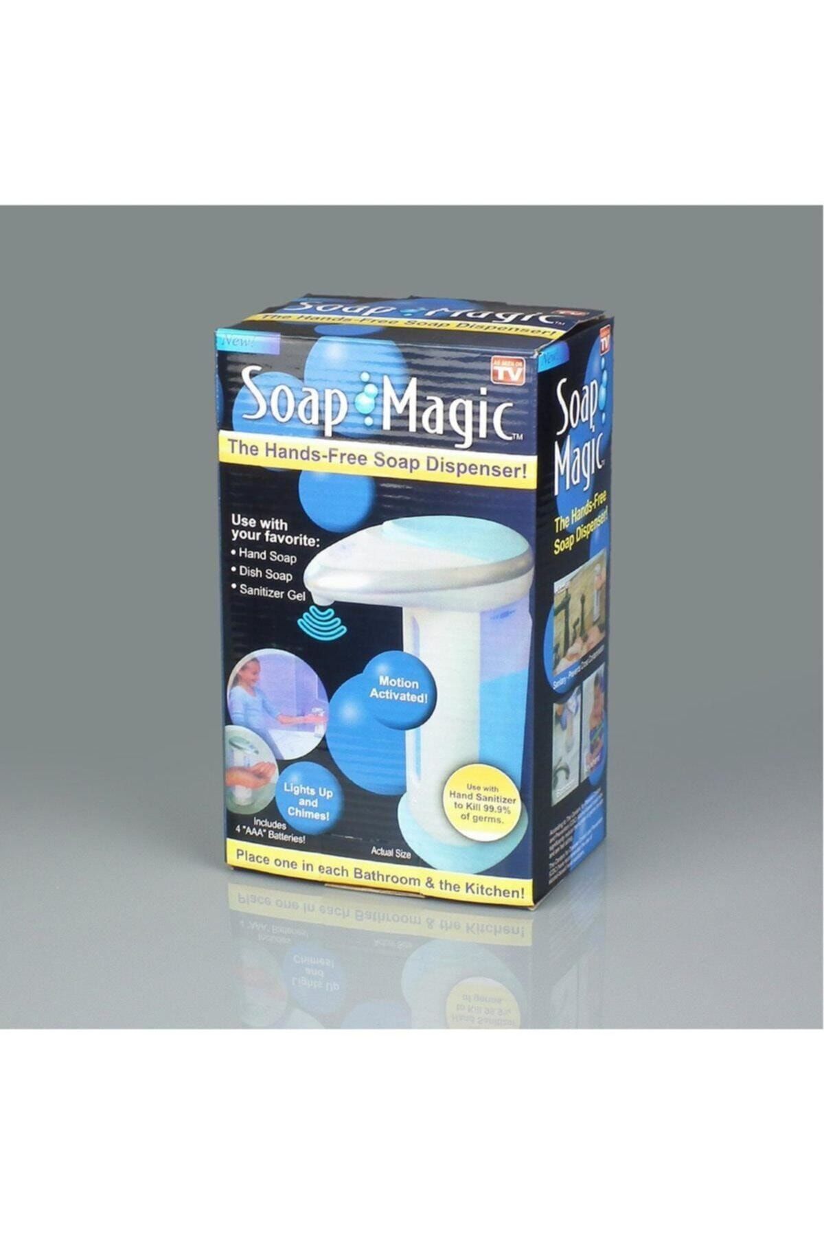 Pratik Sensörlü Sıvı Sabunluk Soap Magic Banyo Mutfak ve Ofiste KullanımRLX8644