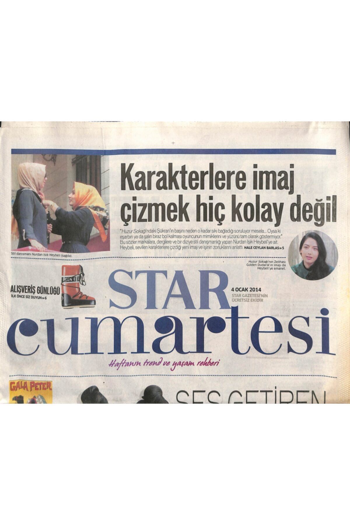 Gökçe Koleksiyon Star Gazetesi Cumartesi Eki 4 Ocak 2014 - Ben Stiller'dan Entelektüel Bir Komedi