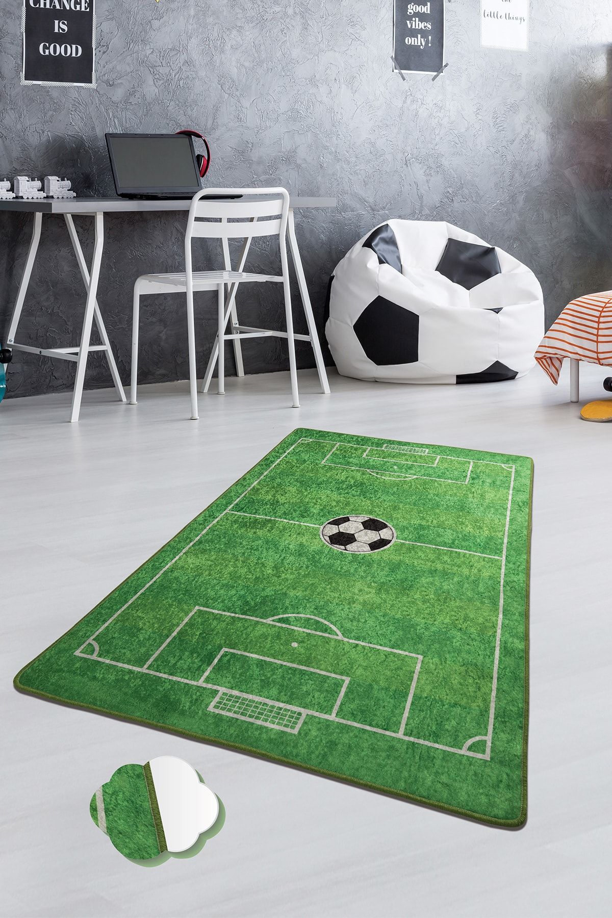 Dolce Tocco Modern Tasarım Dt2872 Bebek Çocuk Kreş Oyun Halısı Leke Tutmayan Yıkanabilir Kaymaz Taban