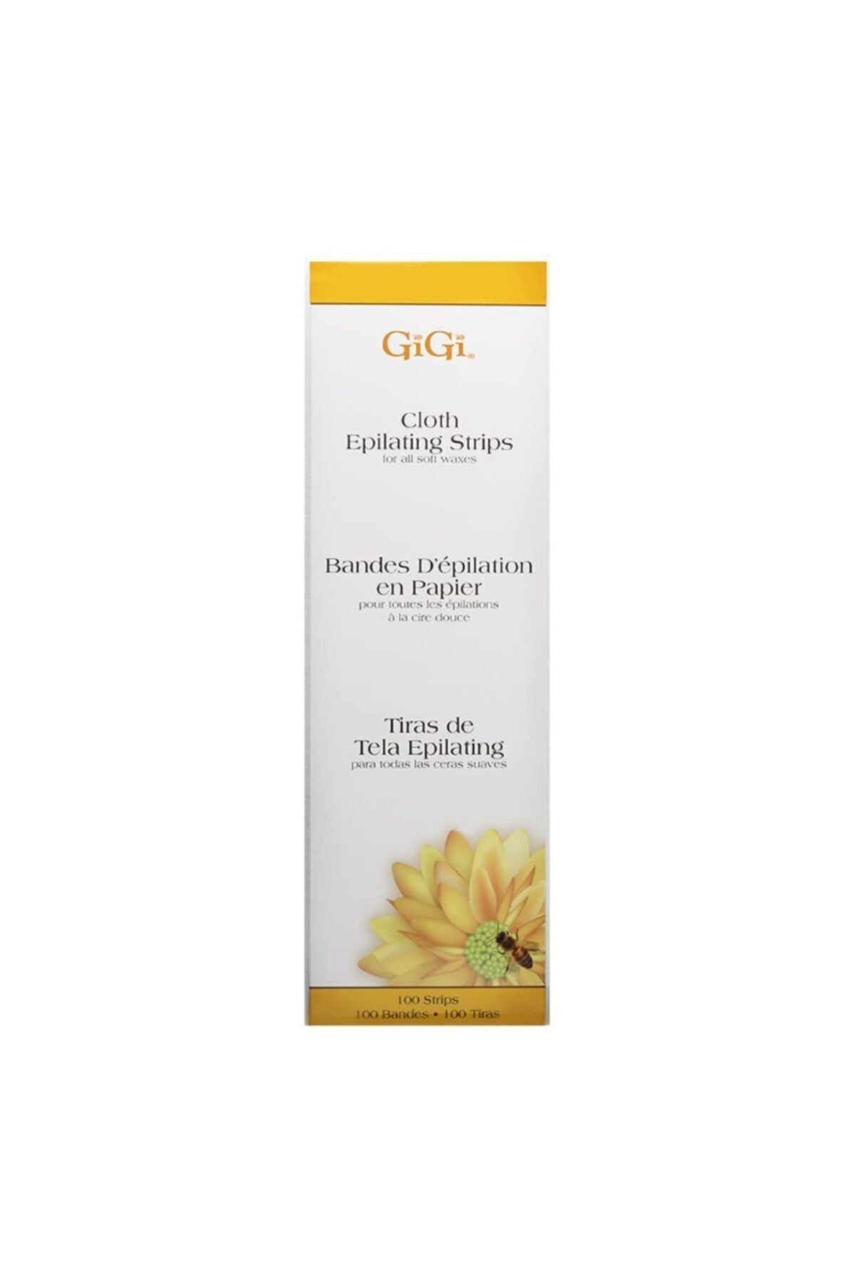 Gigi Spa Gigi / Cloth Epilating Strips - Kumaş Ağda Şeridi 100 Ad. 7x22 Cm