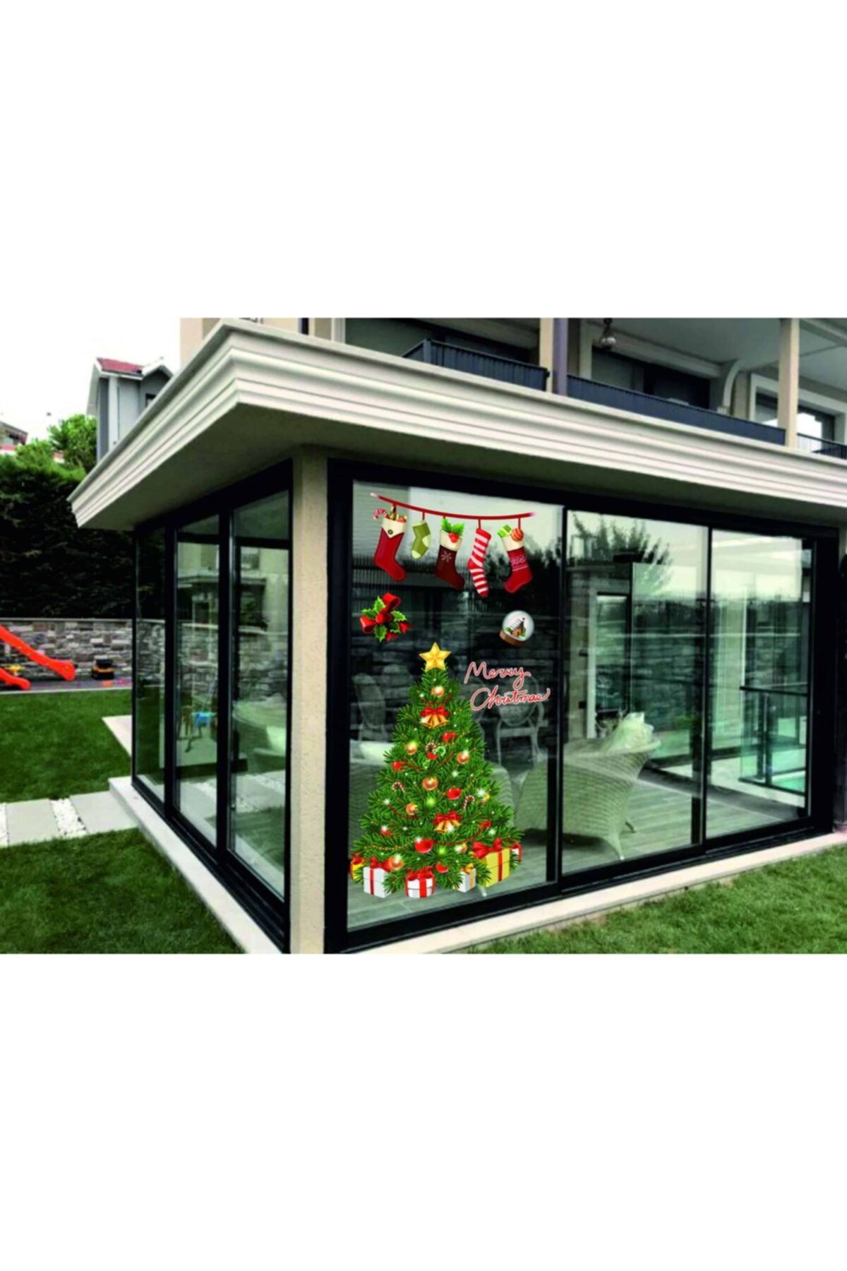 Gkevim Yılbaşı Temalı Çam Ağacı Sticker Seti