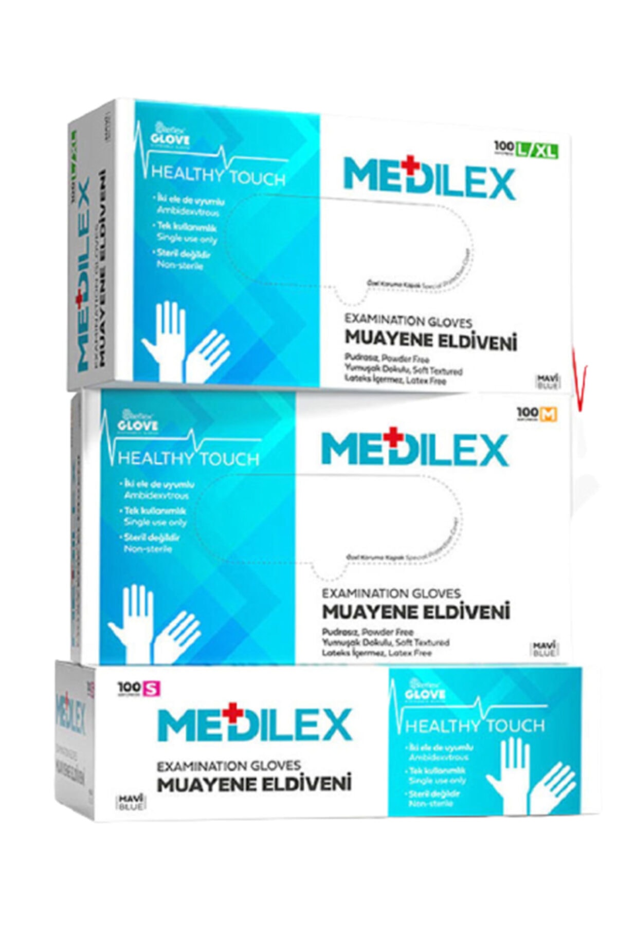 MEDİLEX Eldiven Mavi Large-xlarge 1x100 Adet