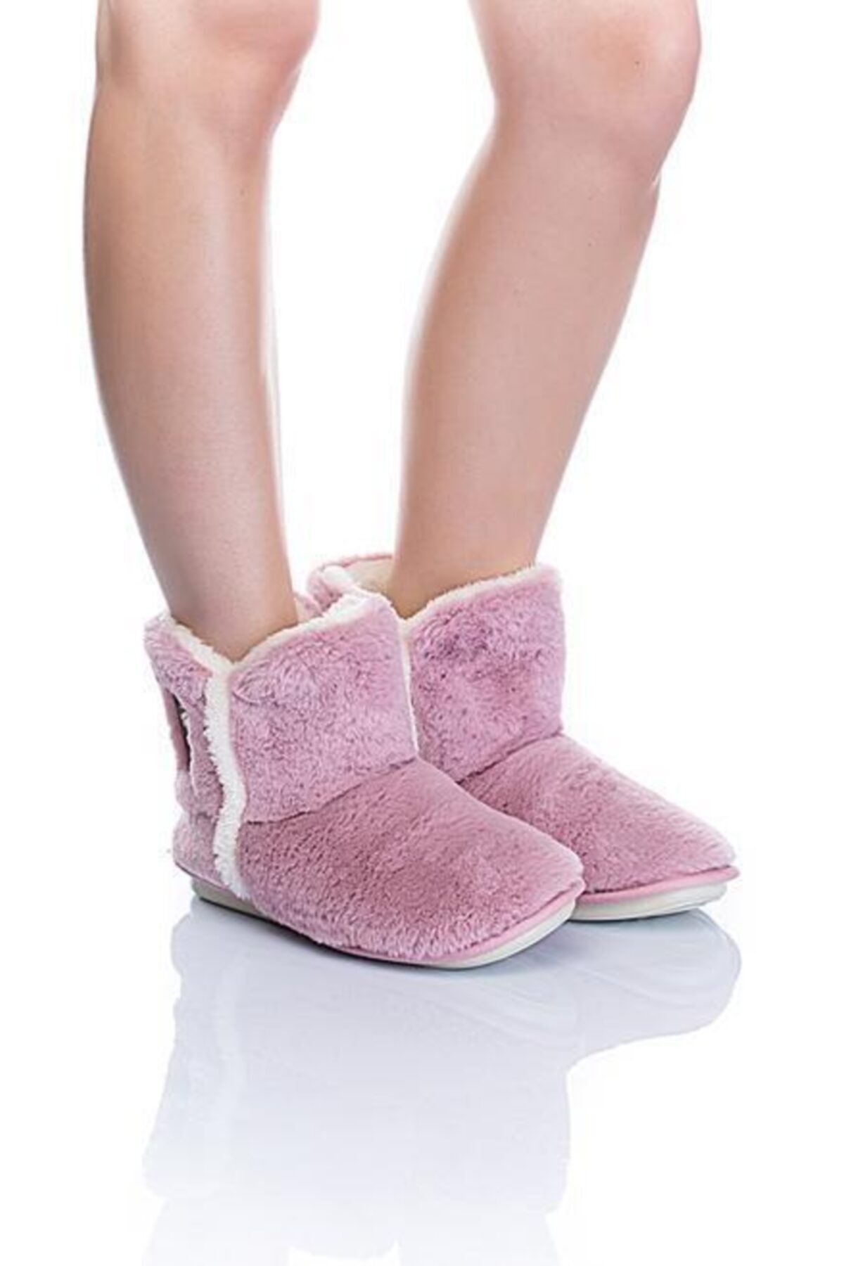 Twigy Yy0010 Cato Pembe Kışlık Kadın Panduf