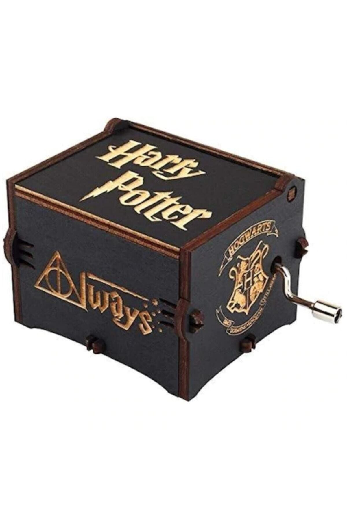 Techno phone Dekoratif Harry Potter Mekanik Ahşap Müzik Kutusu 6.4x5.2x4.2cm