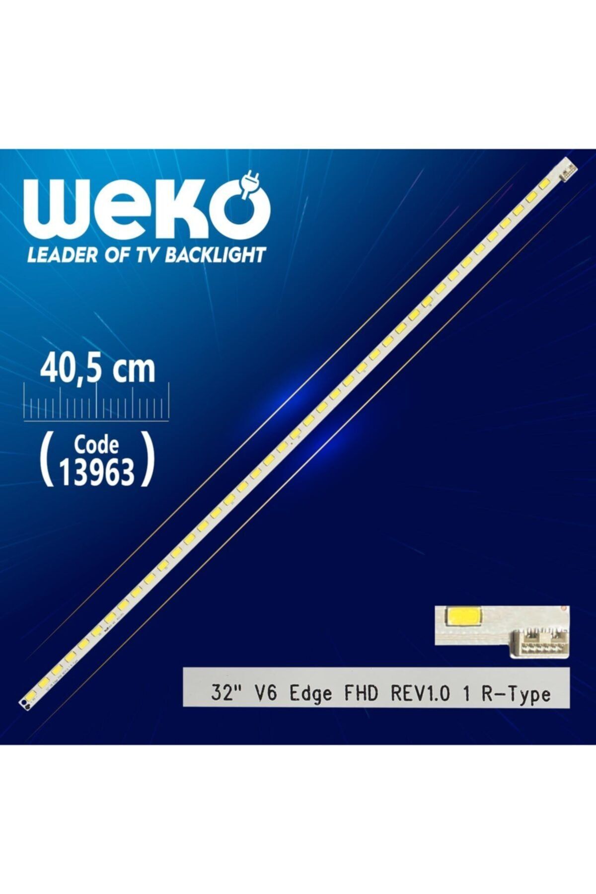 WEKO 32 V6 Edge Fhd Rev1.0 1 R-type 40.5 Cm 40 Ledli (wk-586)
