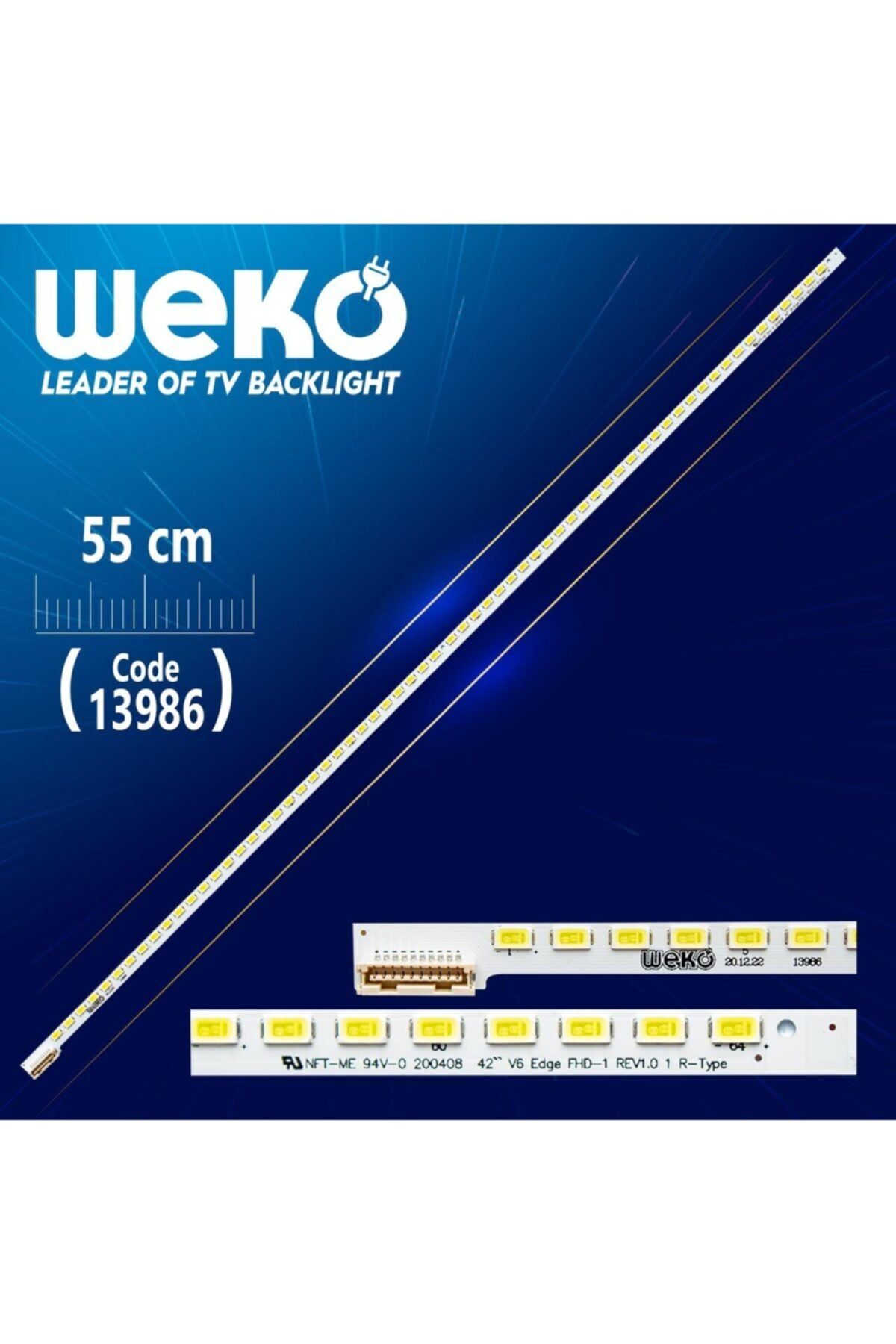 WEKO 42 V6 Edge Fhd-1 Rev0.4 3 R-type - 55 Cm 64 Ledli (wk-609)