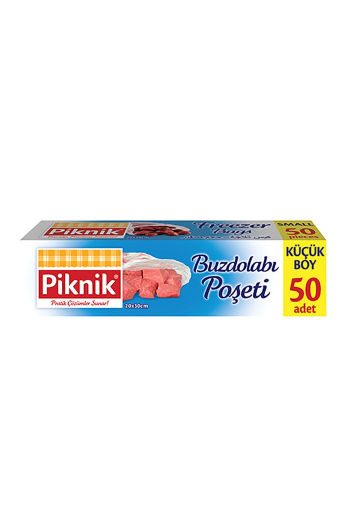 Piknik Gıda Ambalaj Buzdolabı Poşeti Küçük Boy 50'Li