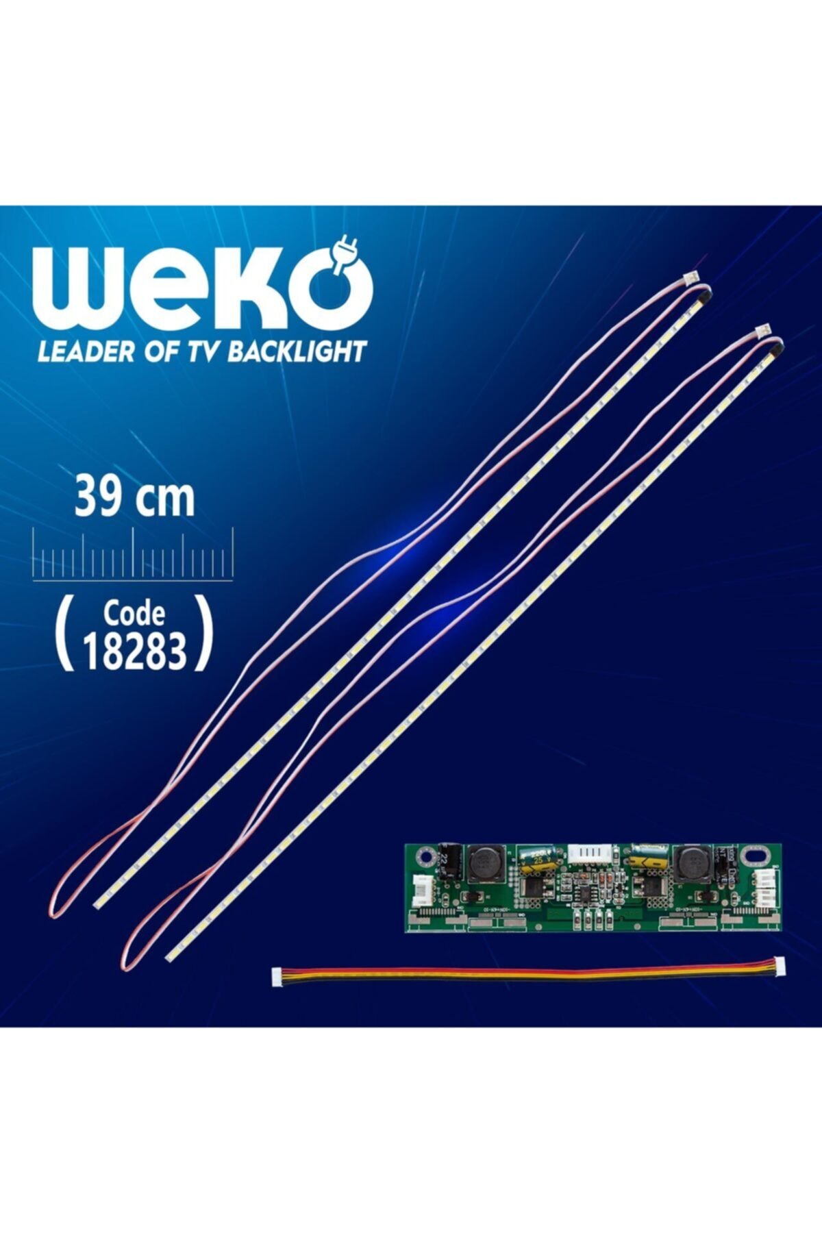 WEKO 39,5 Universal E-led 42 Ledli (7020) 390mm 360-450ma 48-51v Çift Led+sürücü+kablo Takım (wk-0366)
