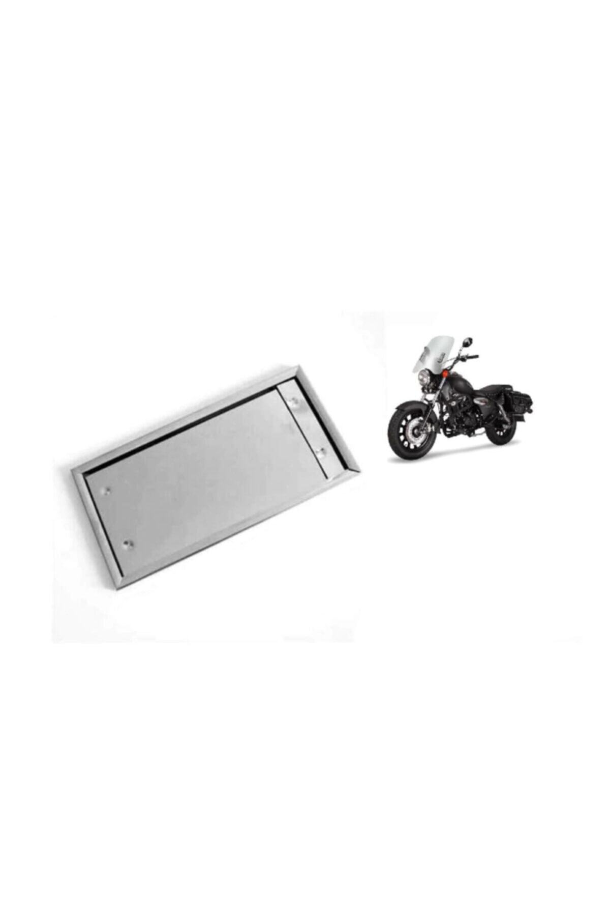 Pop The Hood Paslanmaz Krom Motosiklet Plakalık