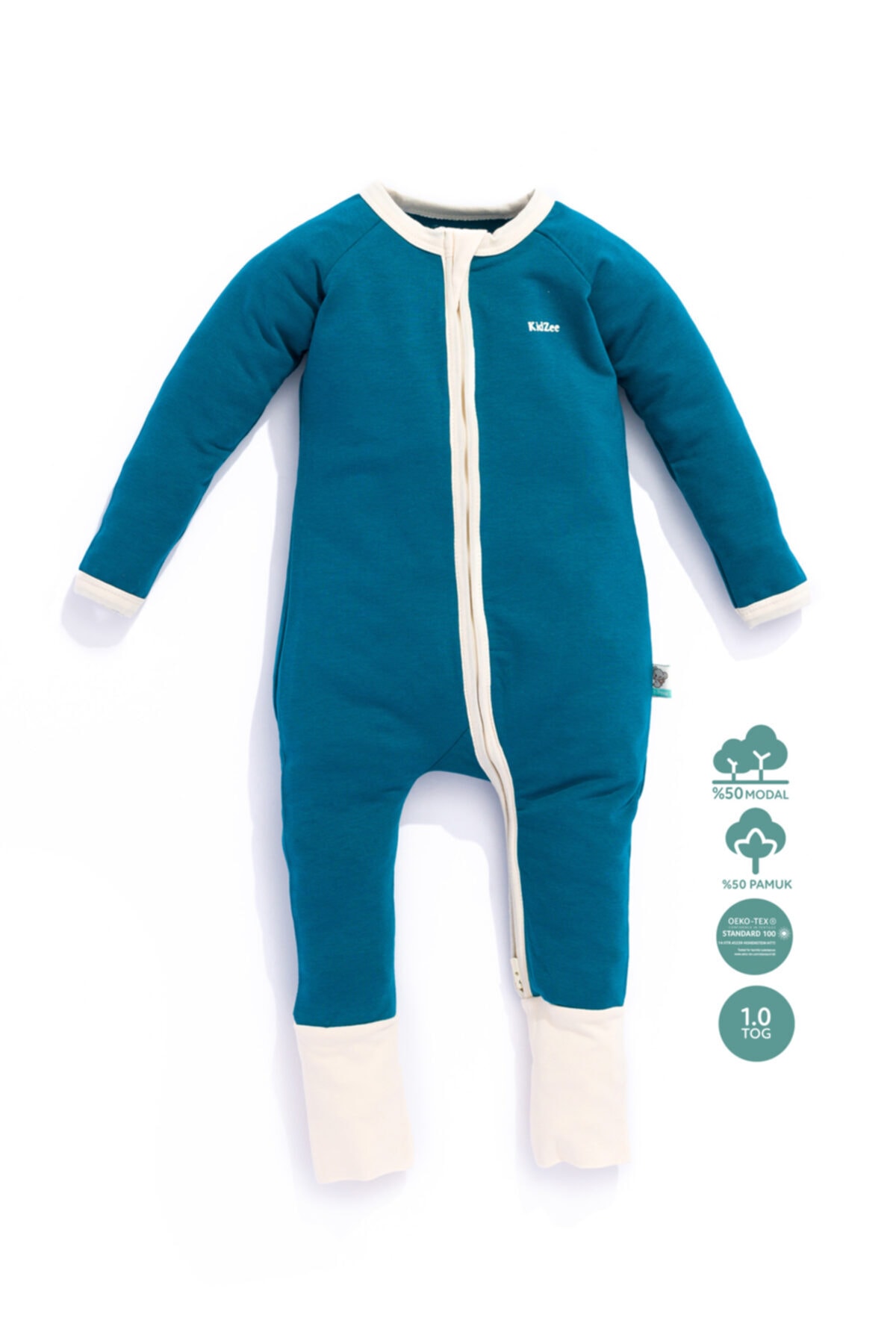 KidZee Z-suit Pure Forest Patikli 1.0 Tog Uzun Uyku Tulumu