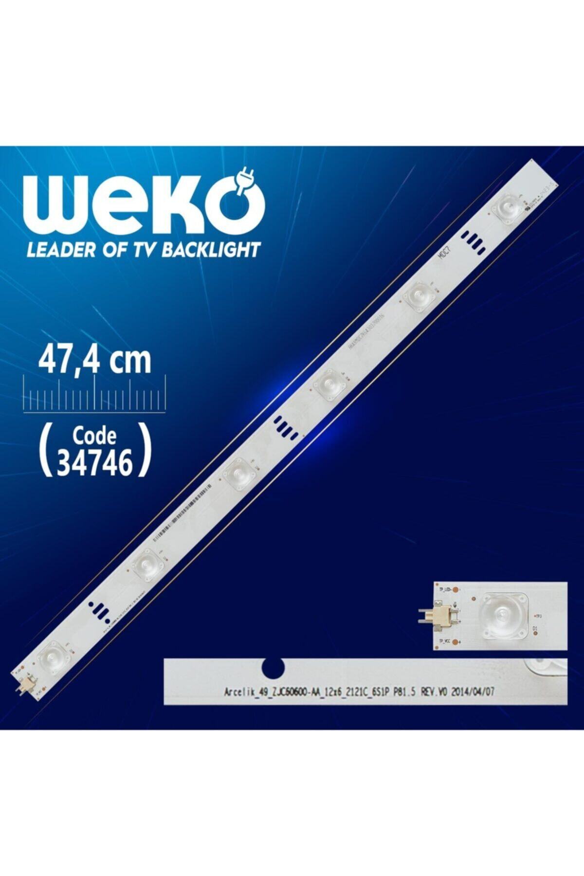 MERTER Arcelik_49_zjc60600-aa_12x6_2121c_6s1p P81.5 Rev.v0 - 47.4 Cm 6 Ledli - (wk-47)
