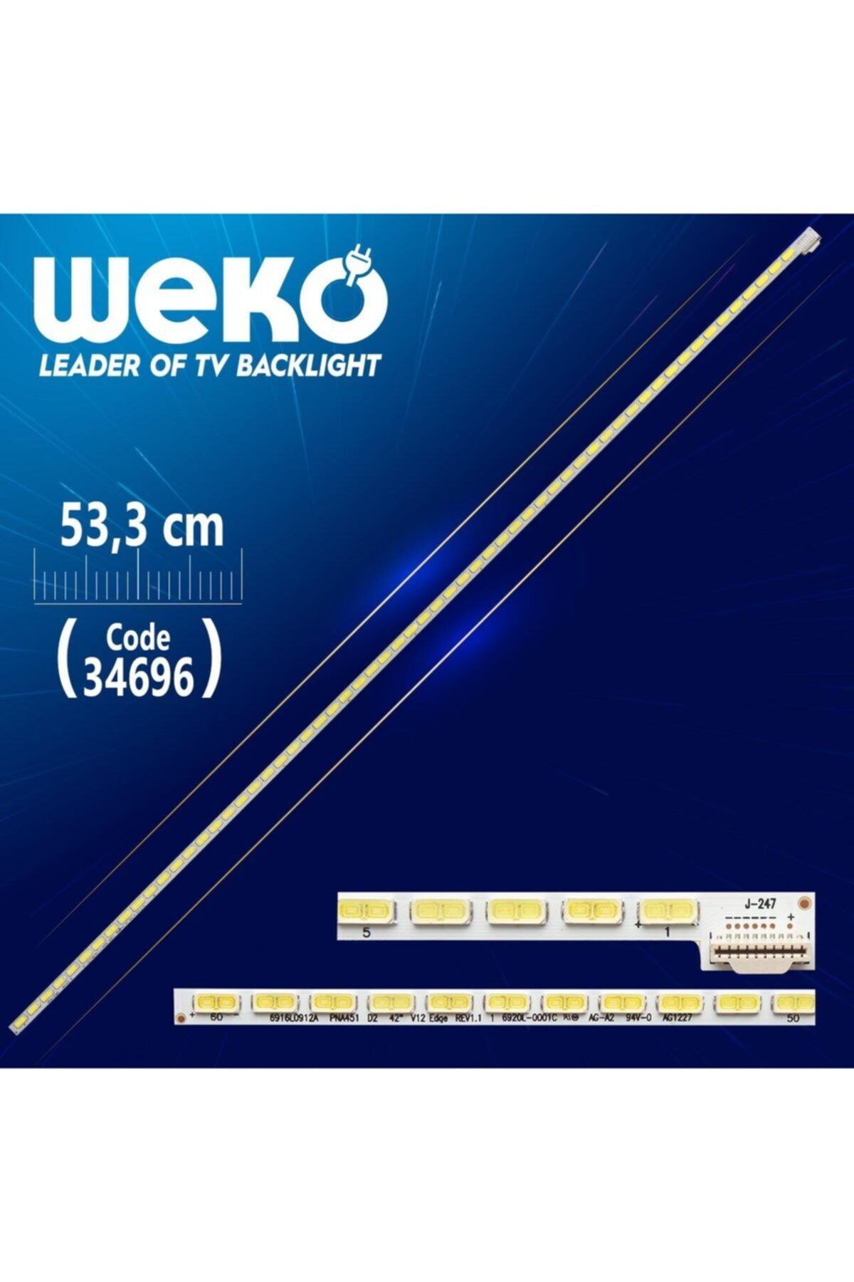 MERTER 42 V12 Edge Rev1.1 1 6920l-0001c - 53.3 Cm 60 Ledli - (wk-75)