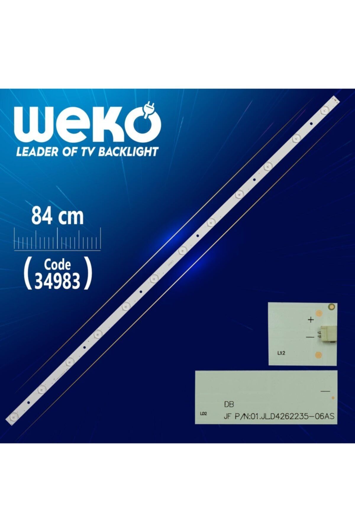 WEKO Db Jf P/n:01.jl.d4262235-06as - 84 Cm 12 Ledli - (wk-068)