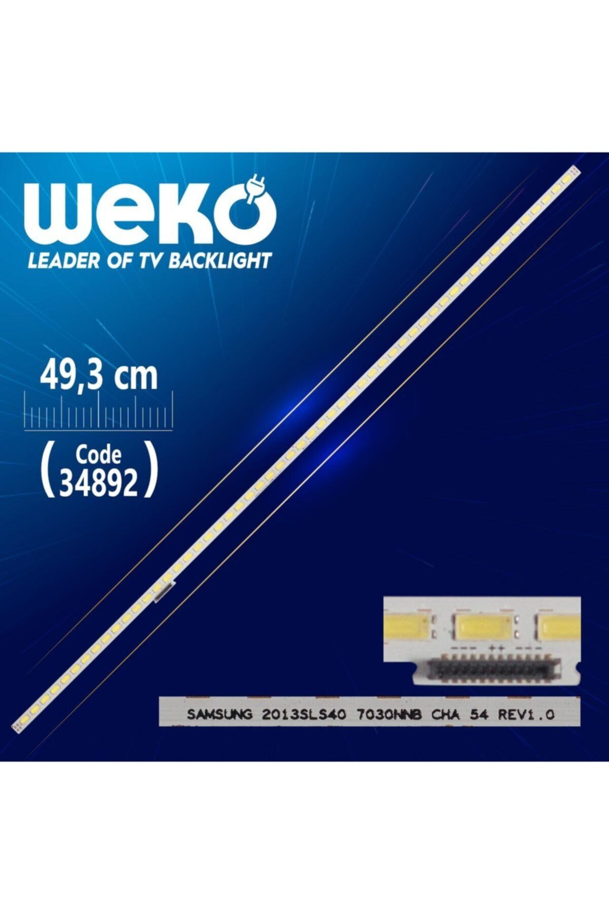 MERTER Samsung 2013sls40 7030nnb Cha 2d Mb7 54 Rev1.0 - 54 Ledli 49.3 Cm - (wk-394)