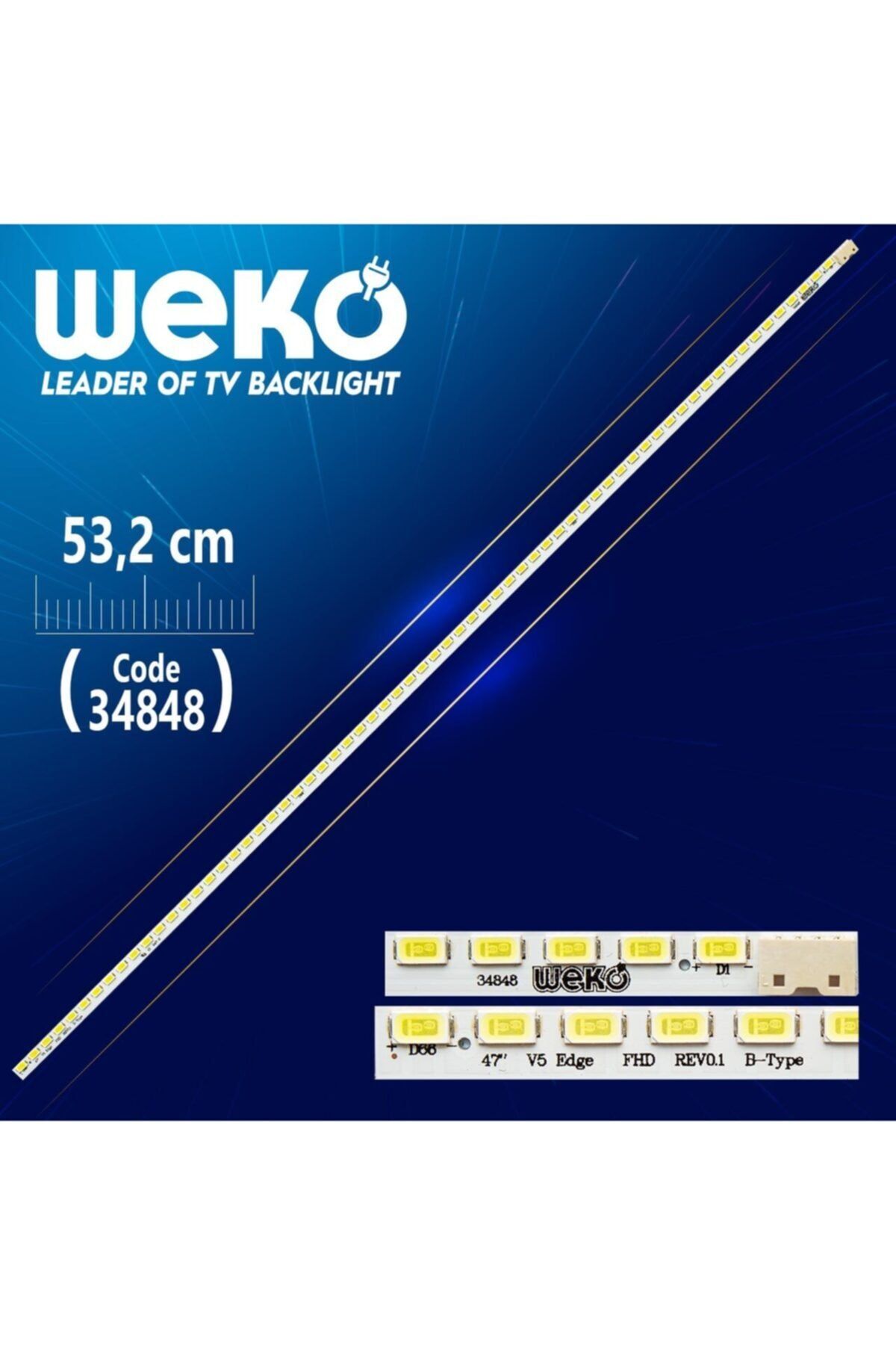 MERTER Lg Innotek 47 V5 Edge Rev 0.4 (090918) B-type 66ea - 53.2 Cm 66 Ledli - (wk-718)