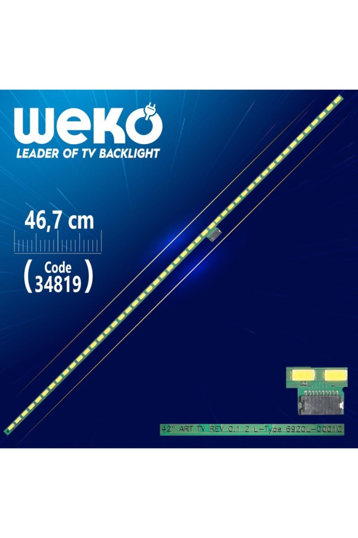 WEKO 42 Art Tv Rev 0.1 2 L-type 6920l-0001c - 46.7 Cm 48 Ledli - (wk-697)