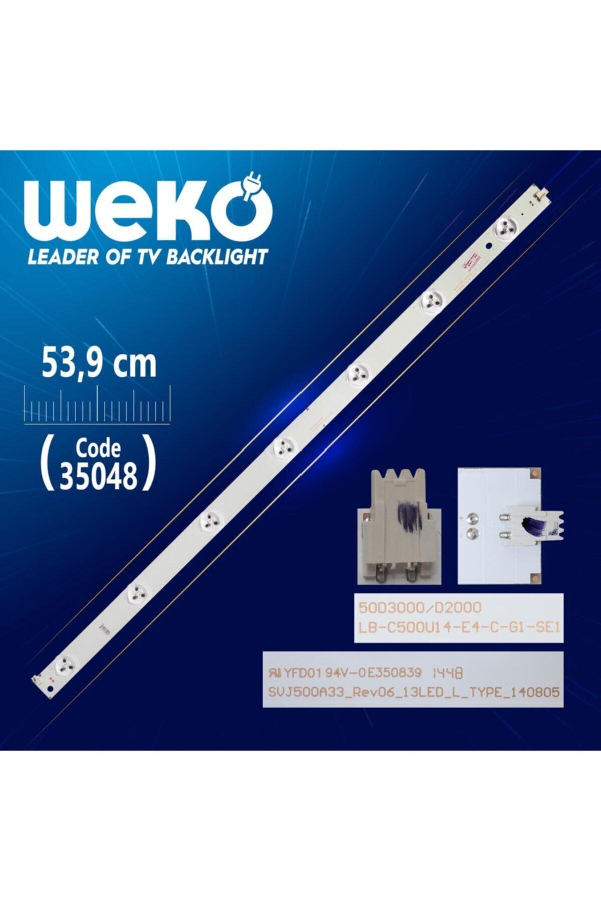 WEKO Svj500a33_rev06_13led_l_type_140805 - 50d3000/d2000 - 53.9 Cm 7 Ledli - (wk-823)