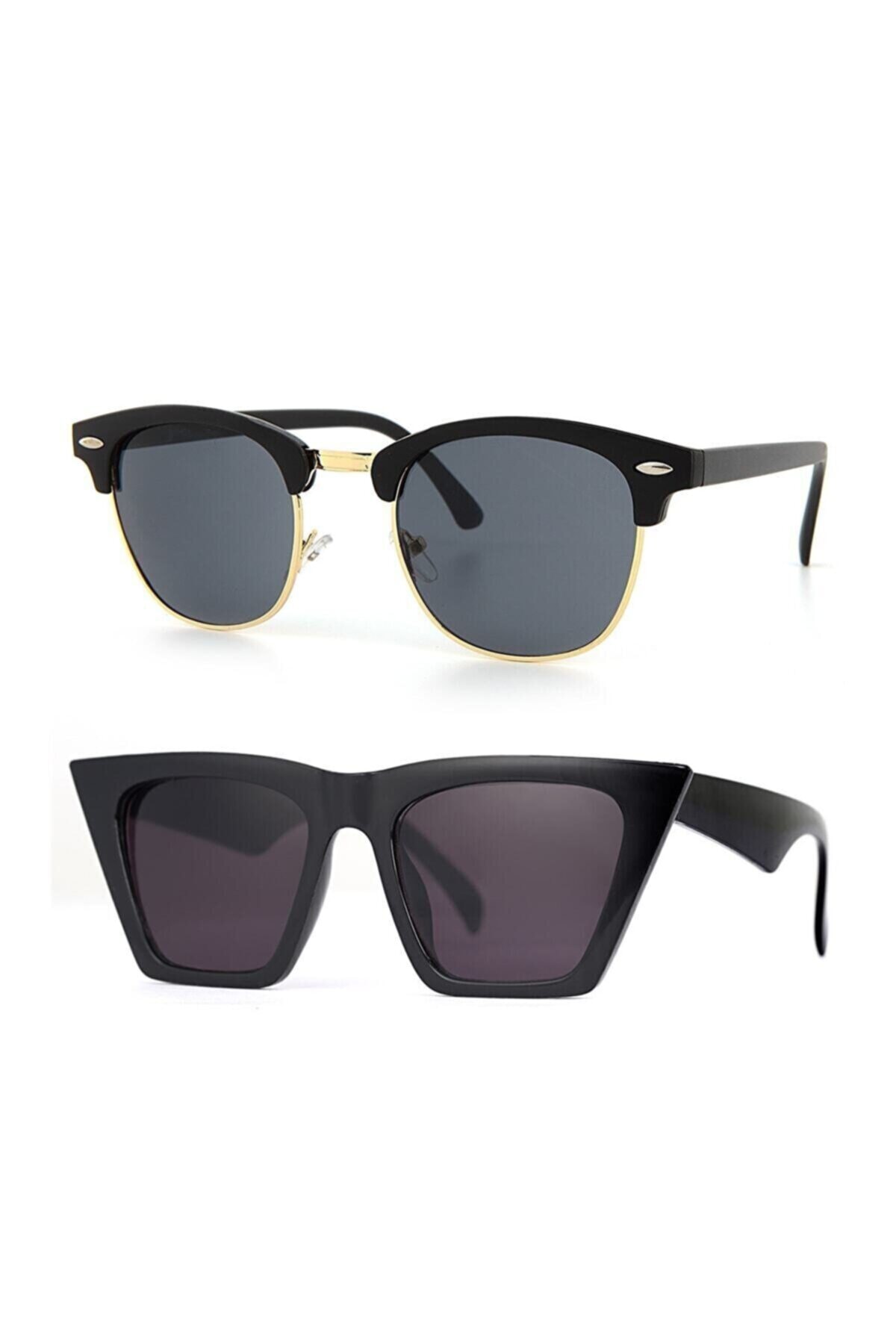 ModaLucci Çok Satan 2'li Unisex Güneş Gözlüğü